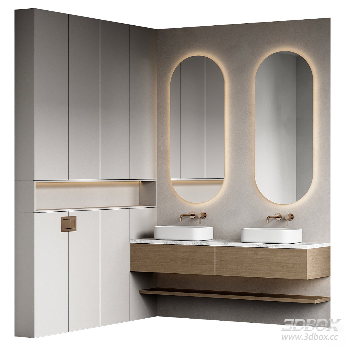 Bathroom Interior 3D Model