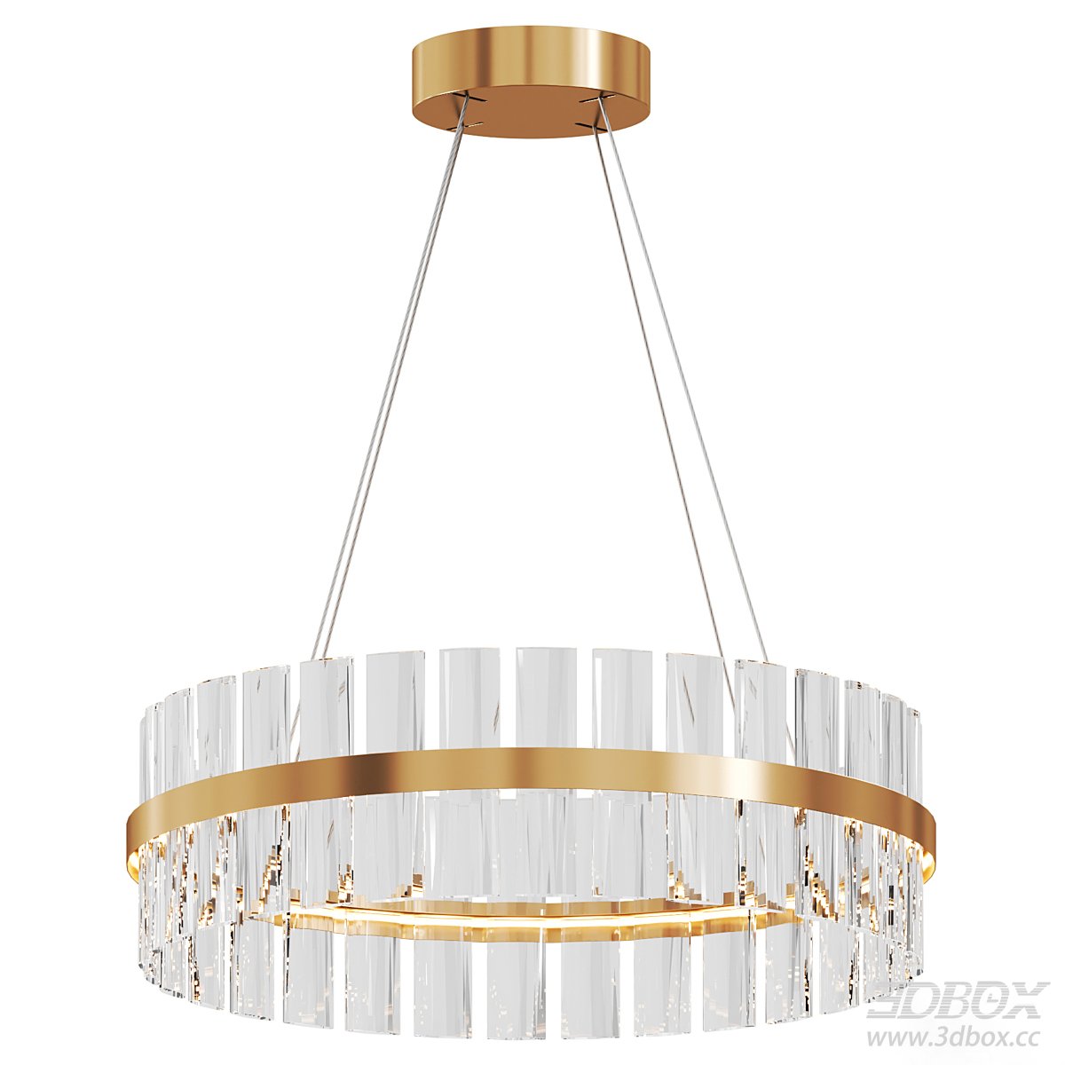 Modern Circular Crystal Ceiling Lamp