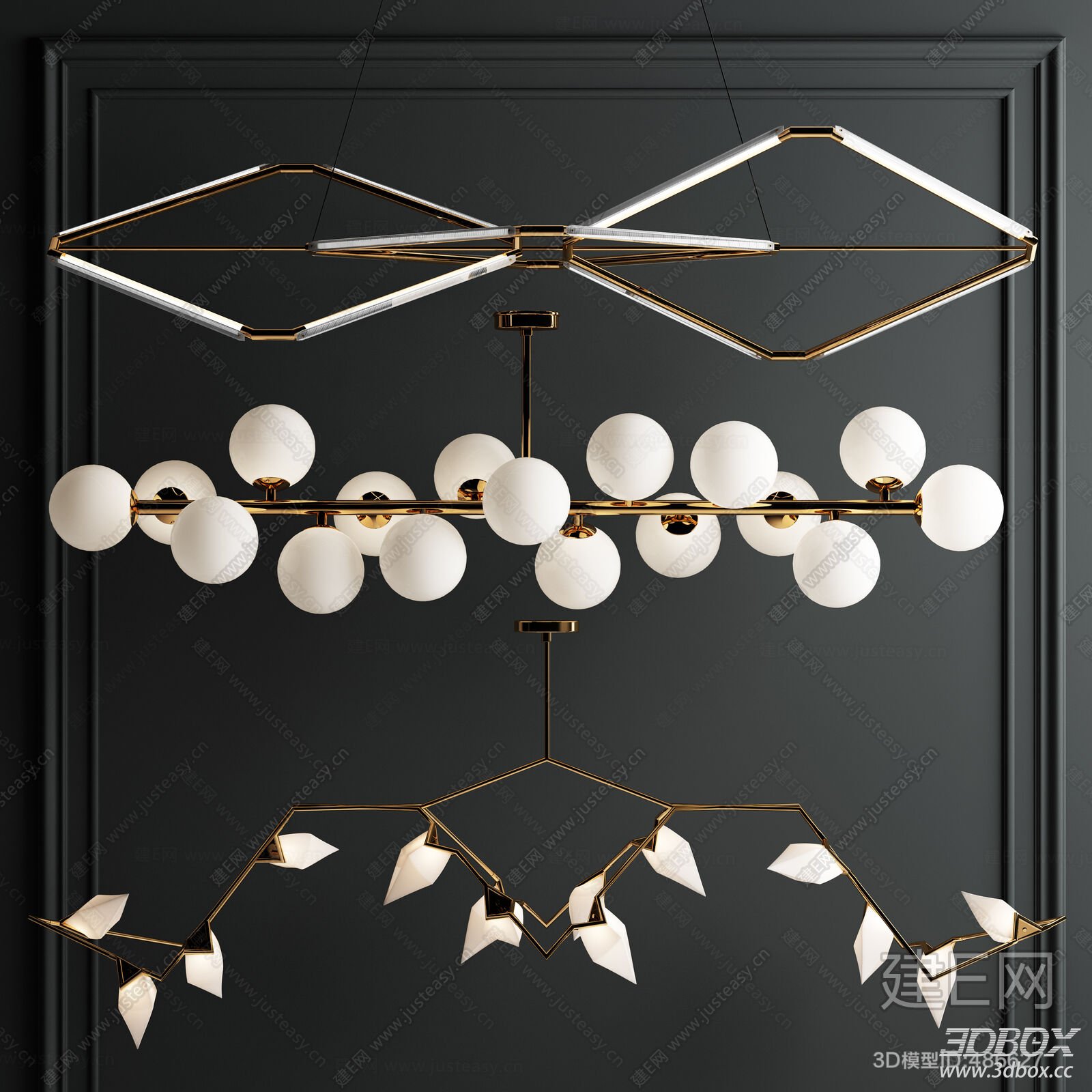 Modern Ceiling Lamp 3D Model