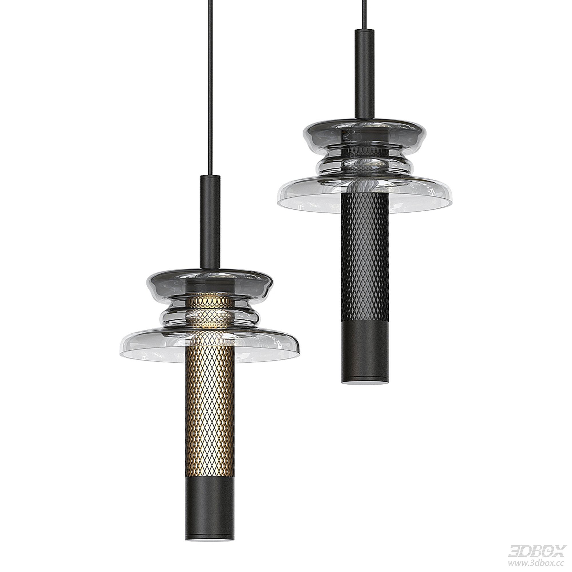 Modern Pendant Ceiling Lamp 3D Model