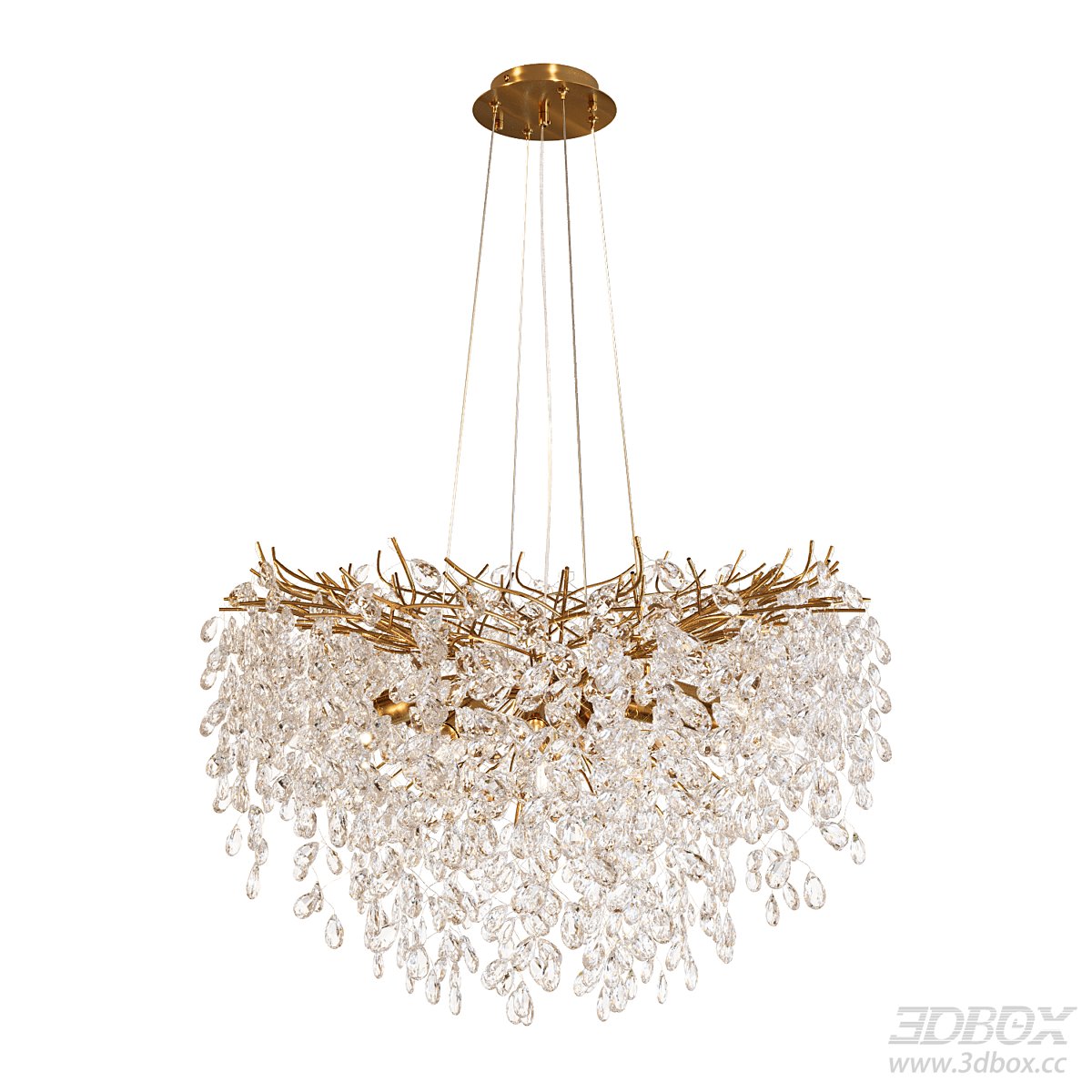 Crystal Branch - Shaped Ceiling Lamp