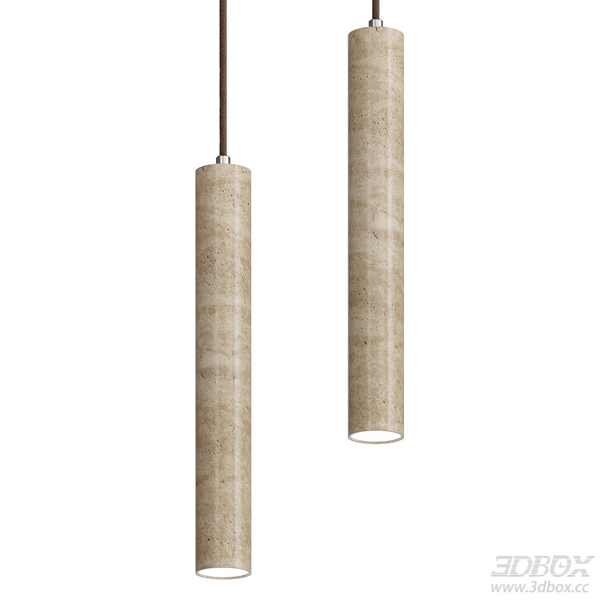 Cylindrical Ceiling Lamp 3D Model