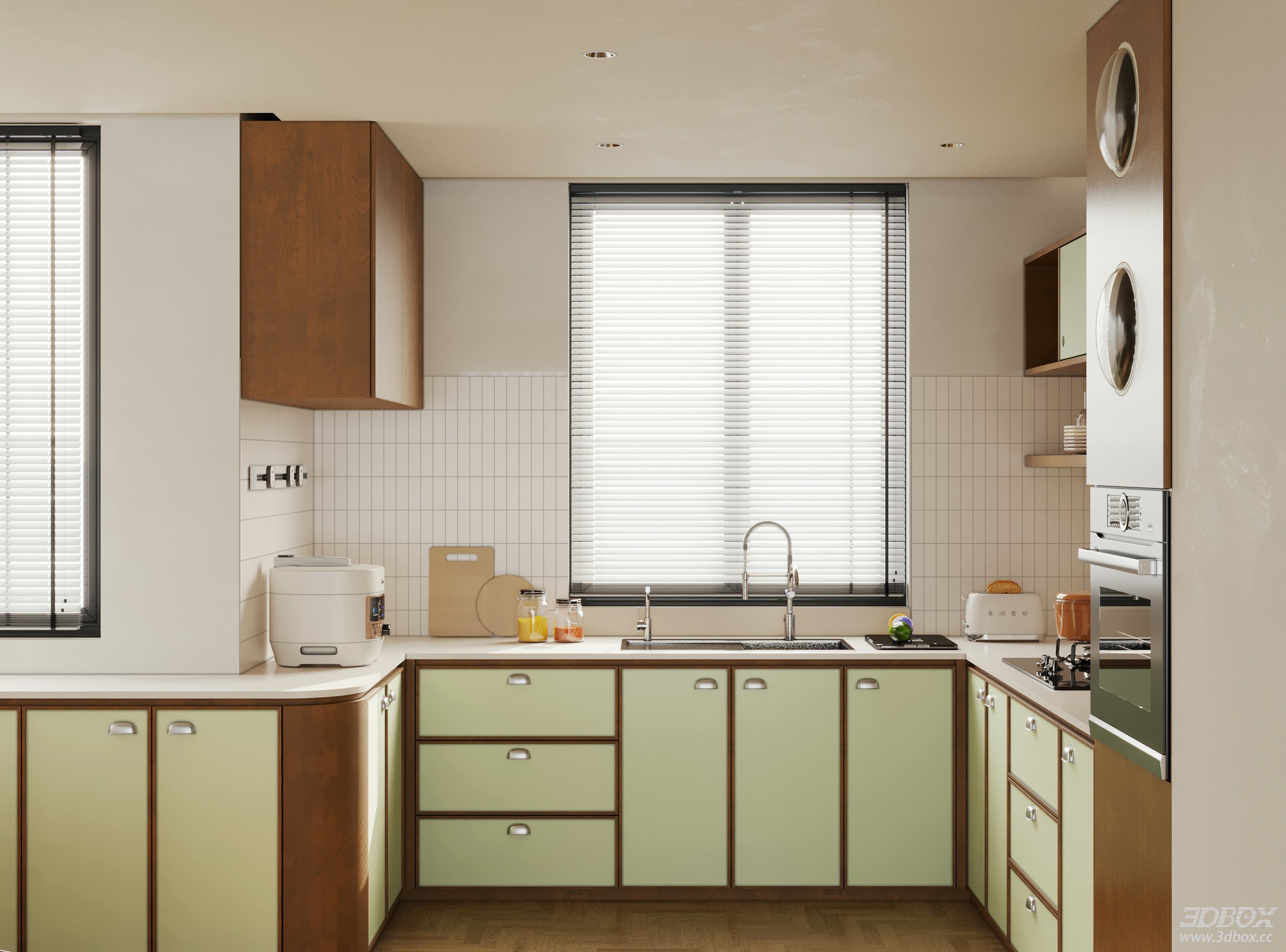 Modern Kitchen 3D Model