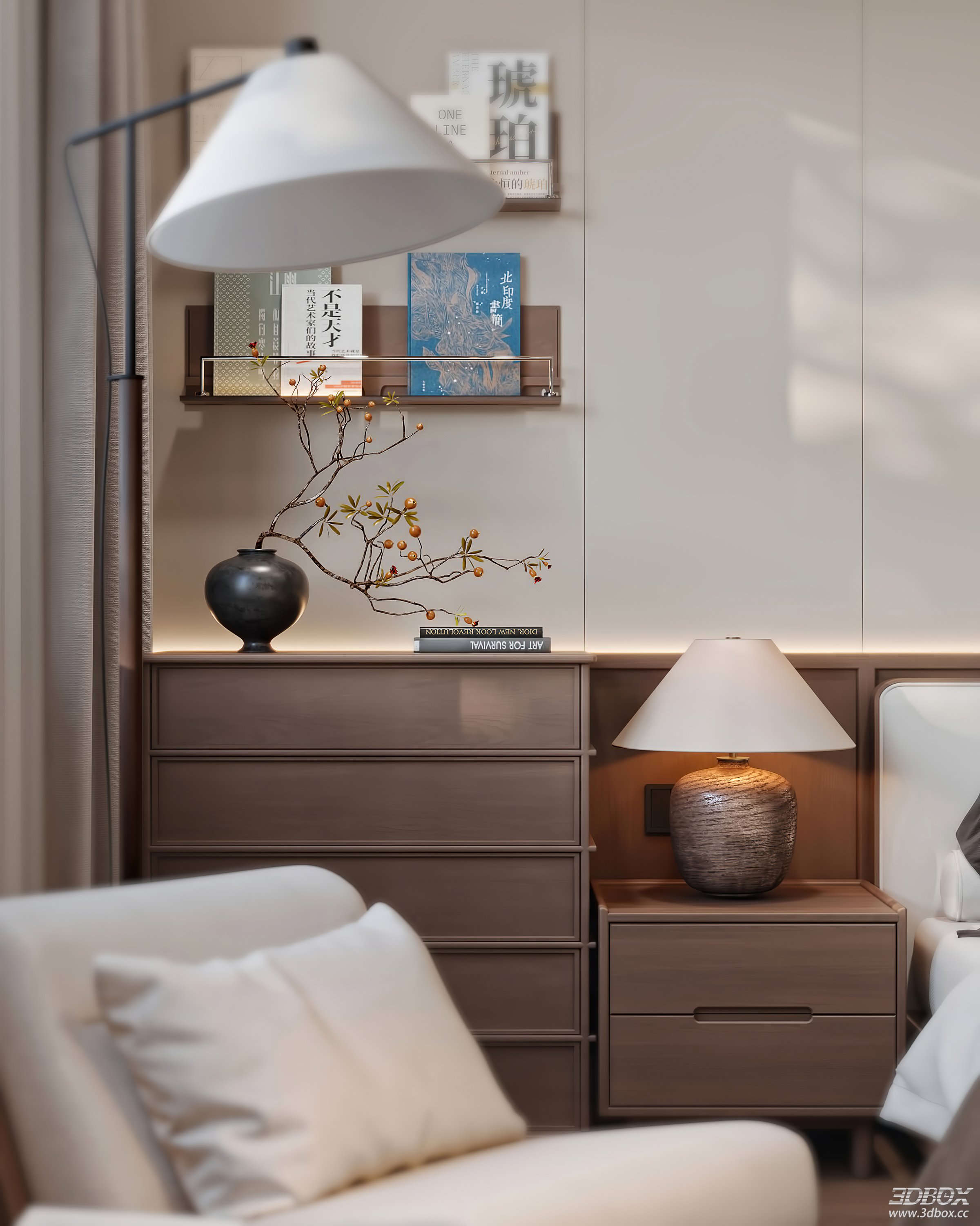 Modern Bedroom 3D Model