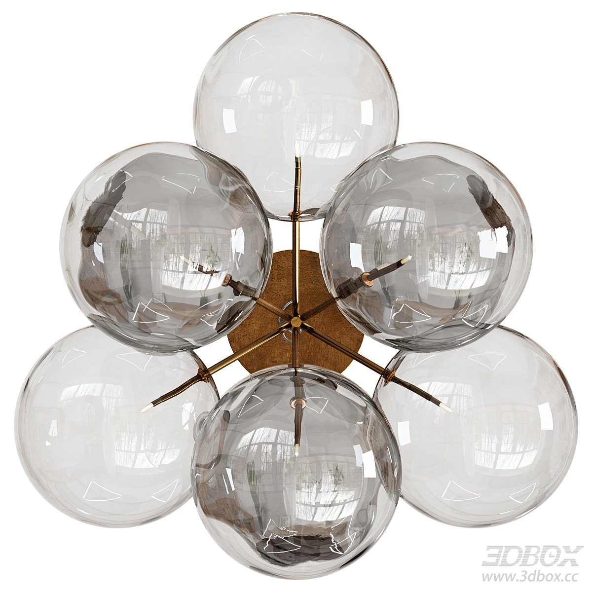 Modern Glass Ceiling Lamp