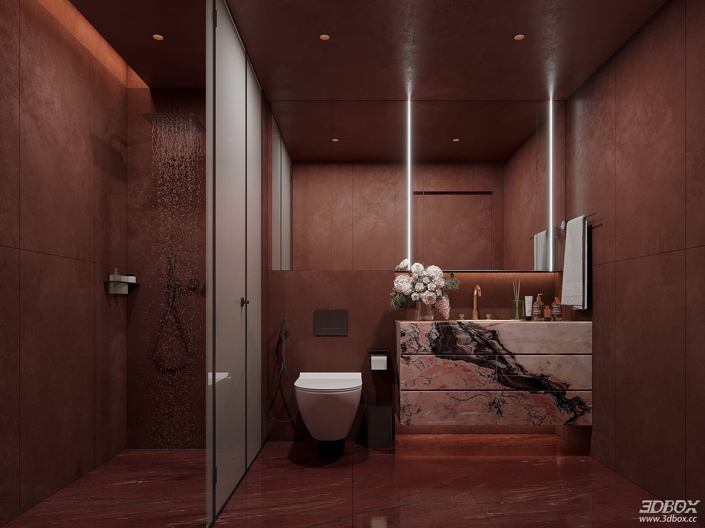 Modern Bathroom 3D Model