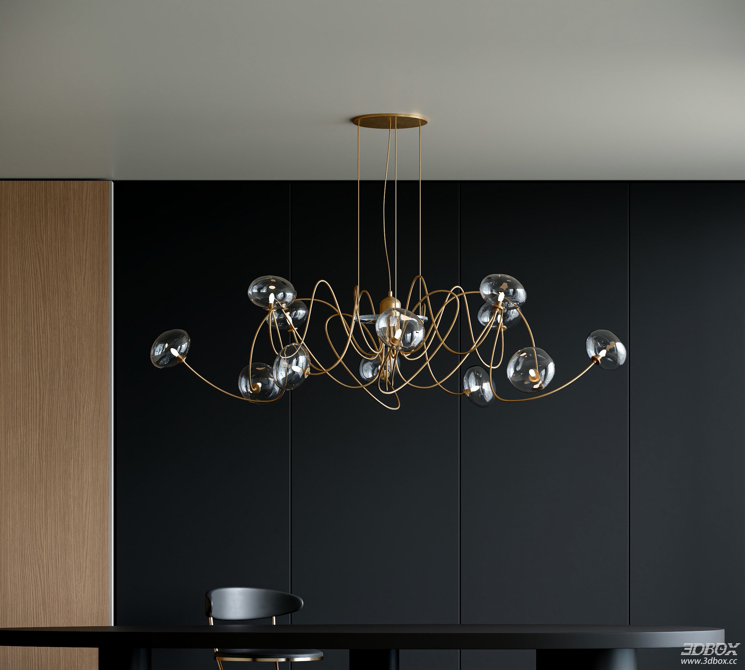Modern Ceiling Lamp 3D Model