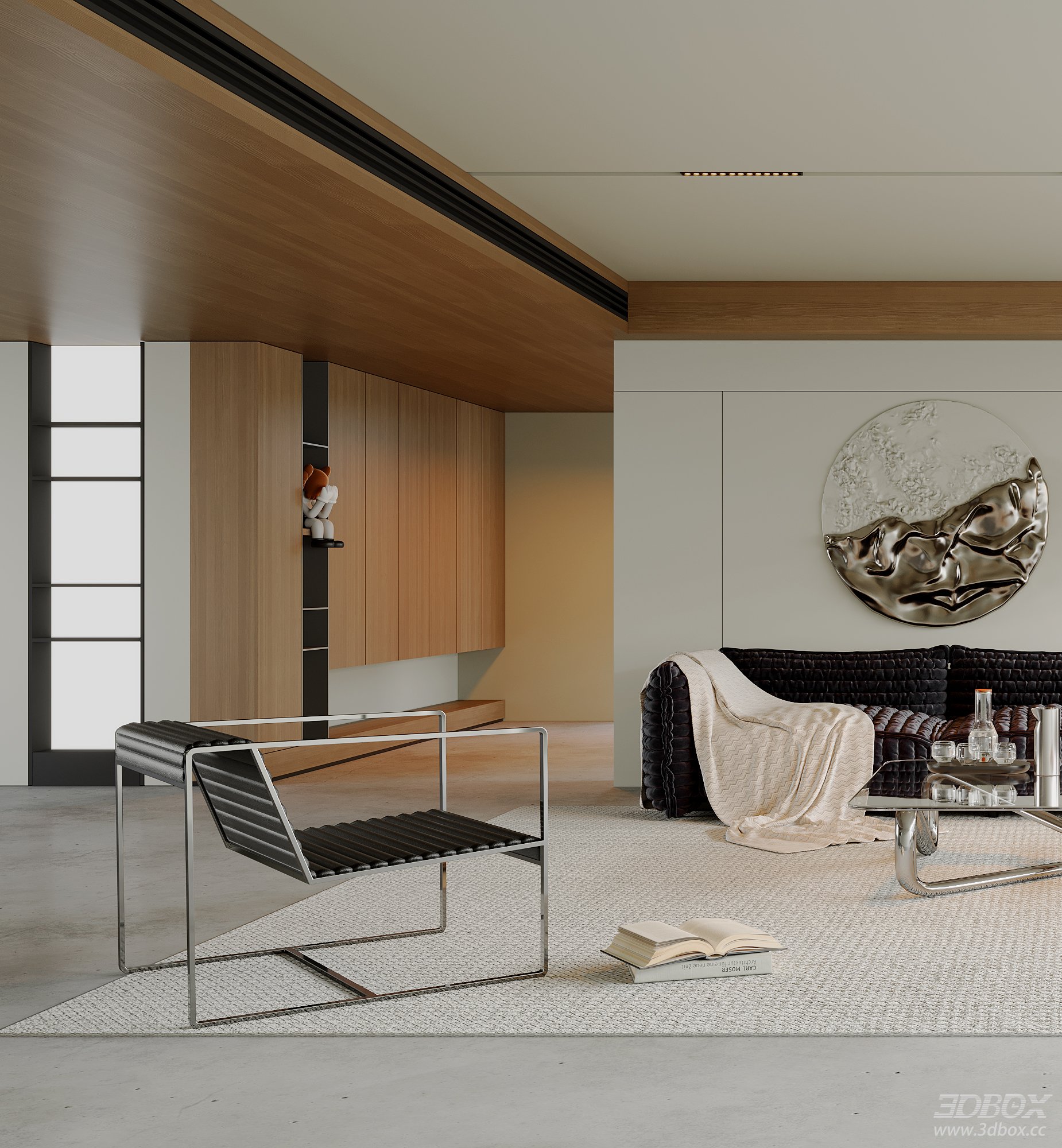 Modern Living Room 3D Model