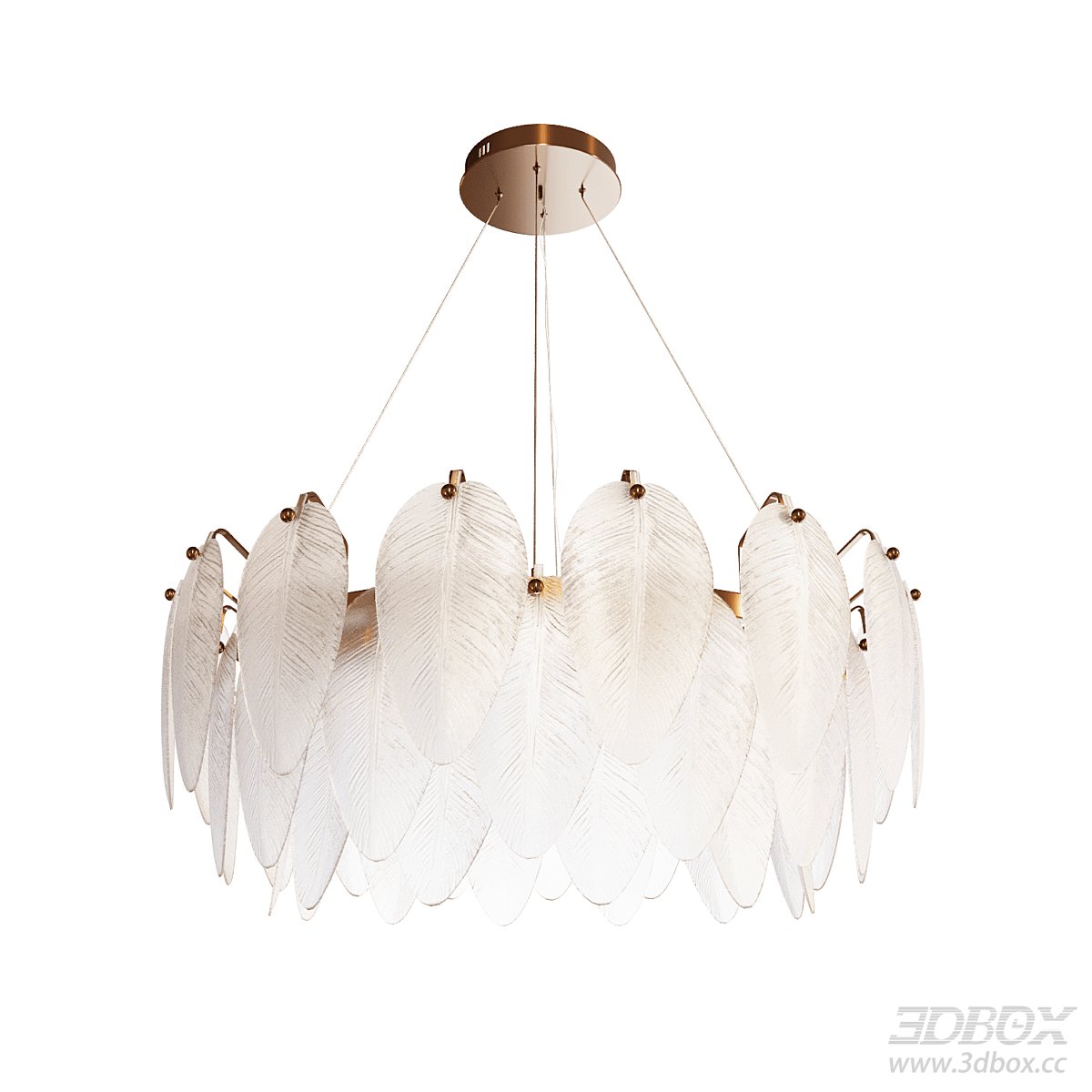 Feather - styled Ceiling Lamp
