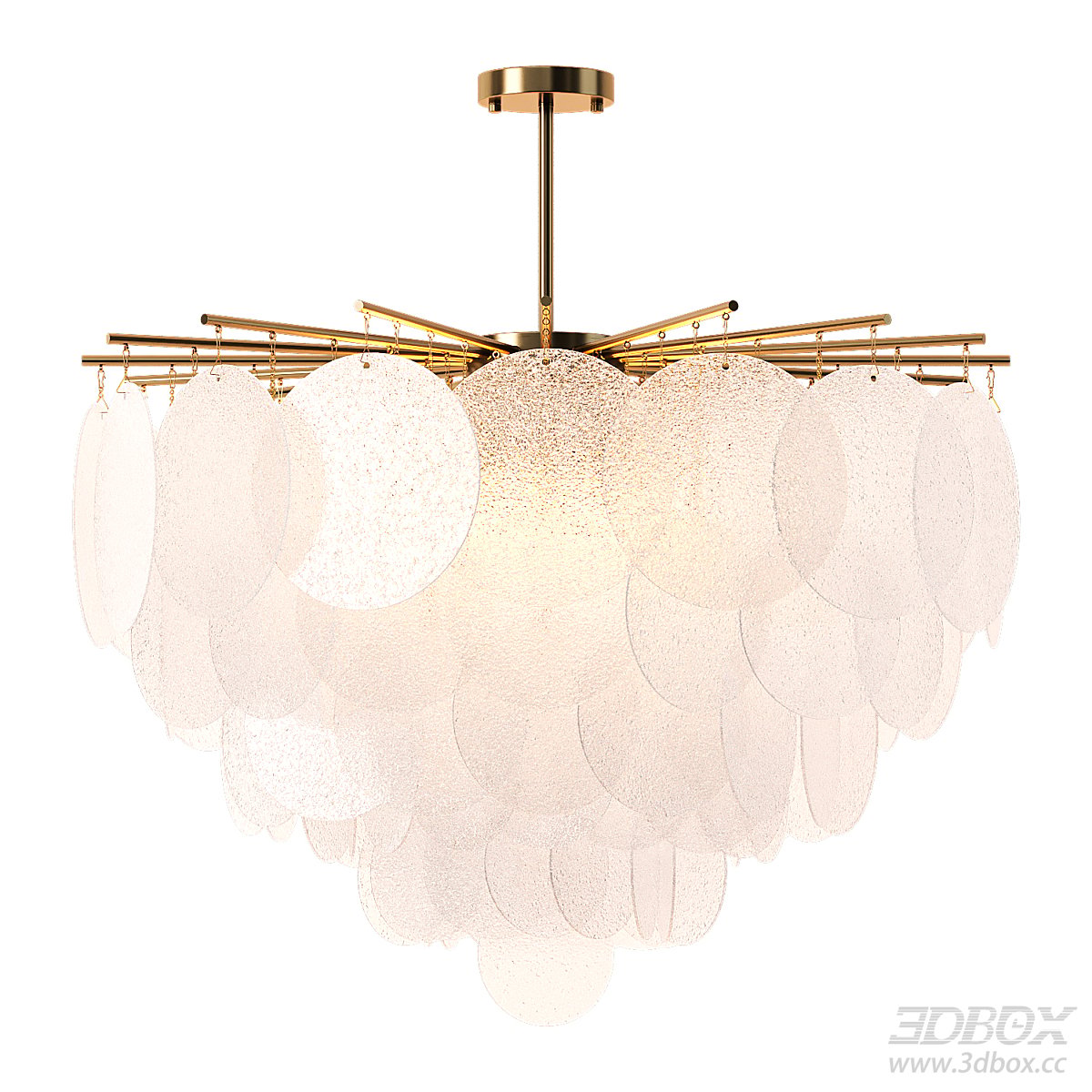 Modern Ceiling Lamp with Layered Design