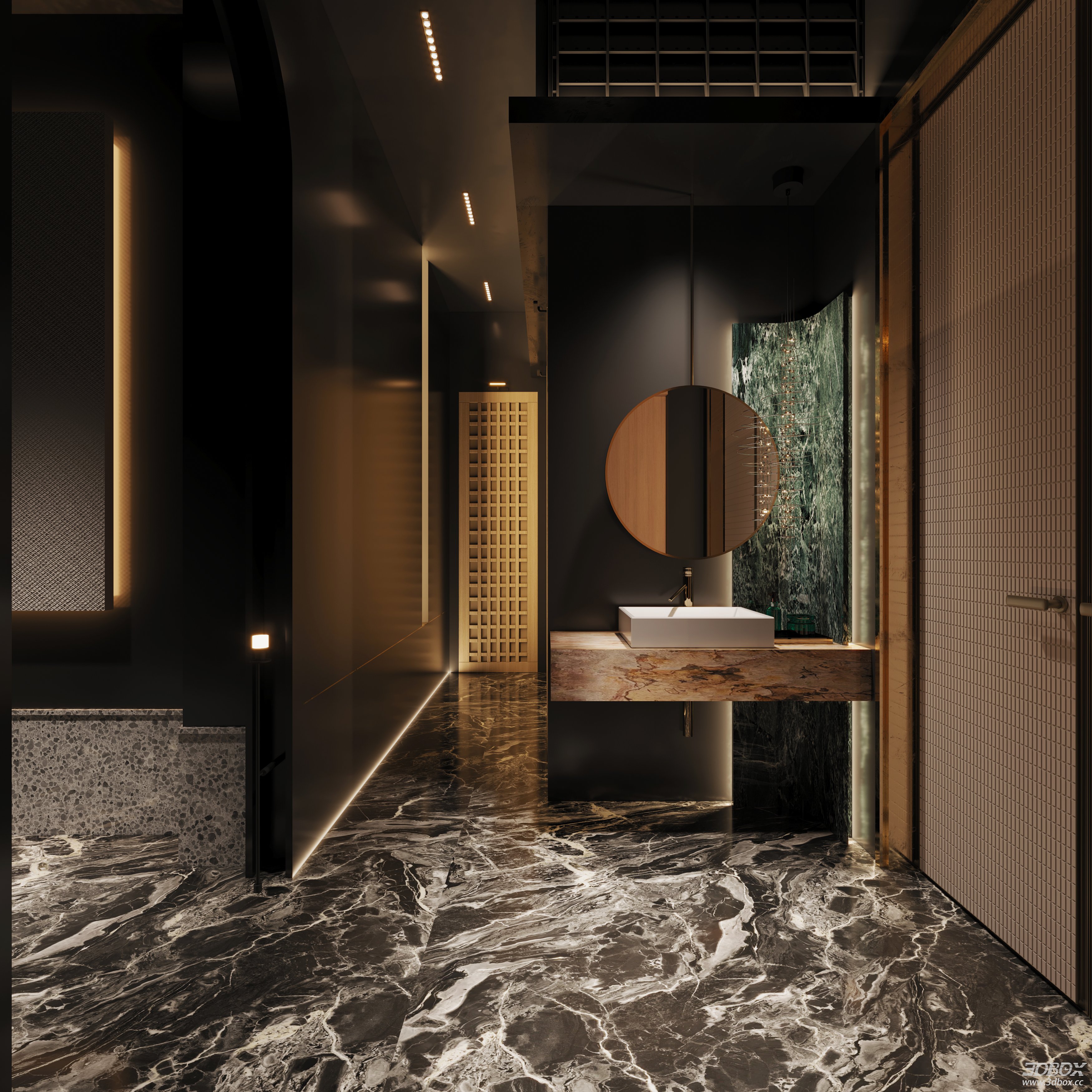 Modern Bathroom 3D Model