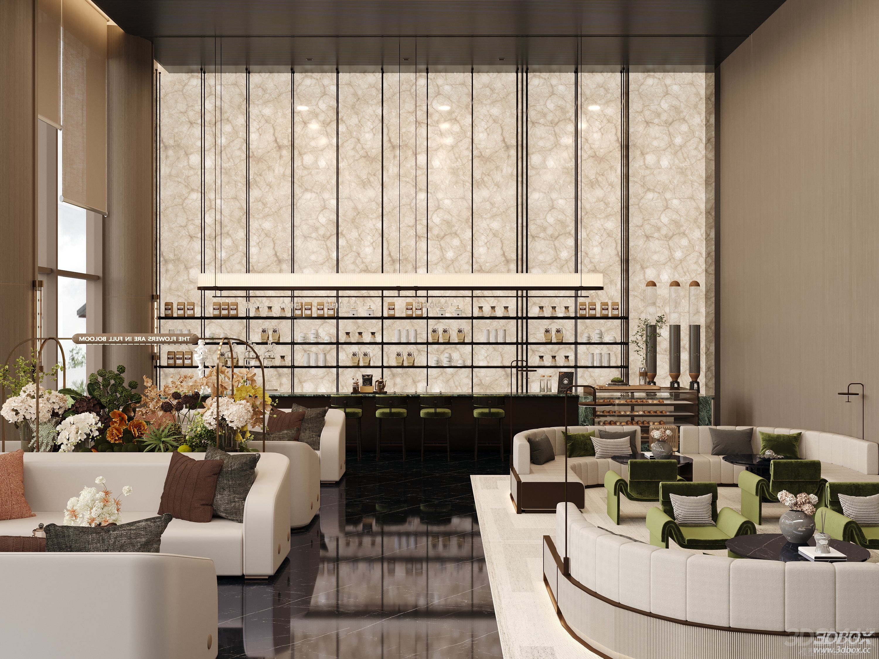 Modern Living Room 3D Model