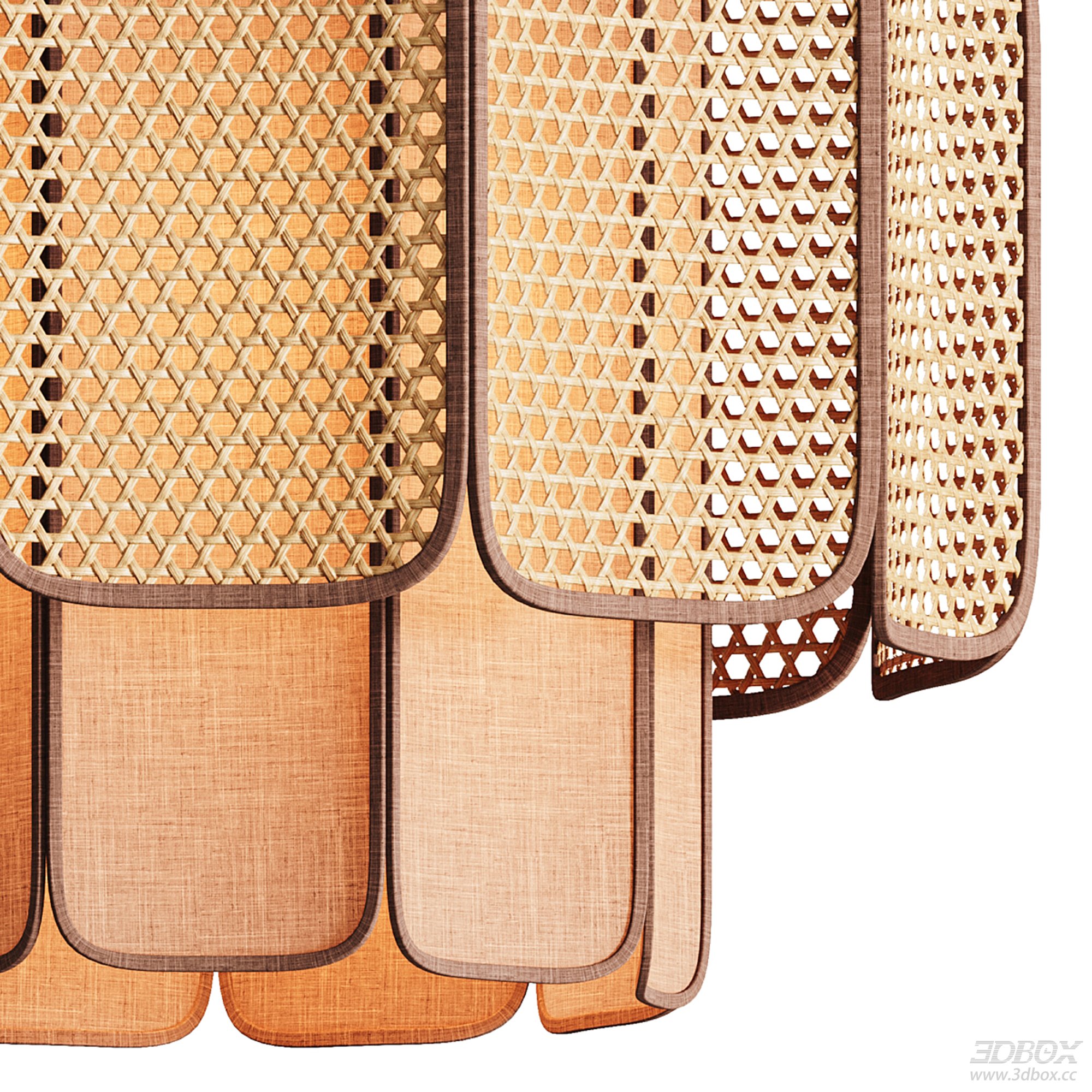 Woven Ceiling Lamp 3D Model