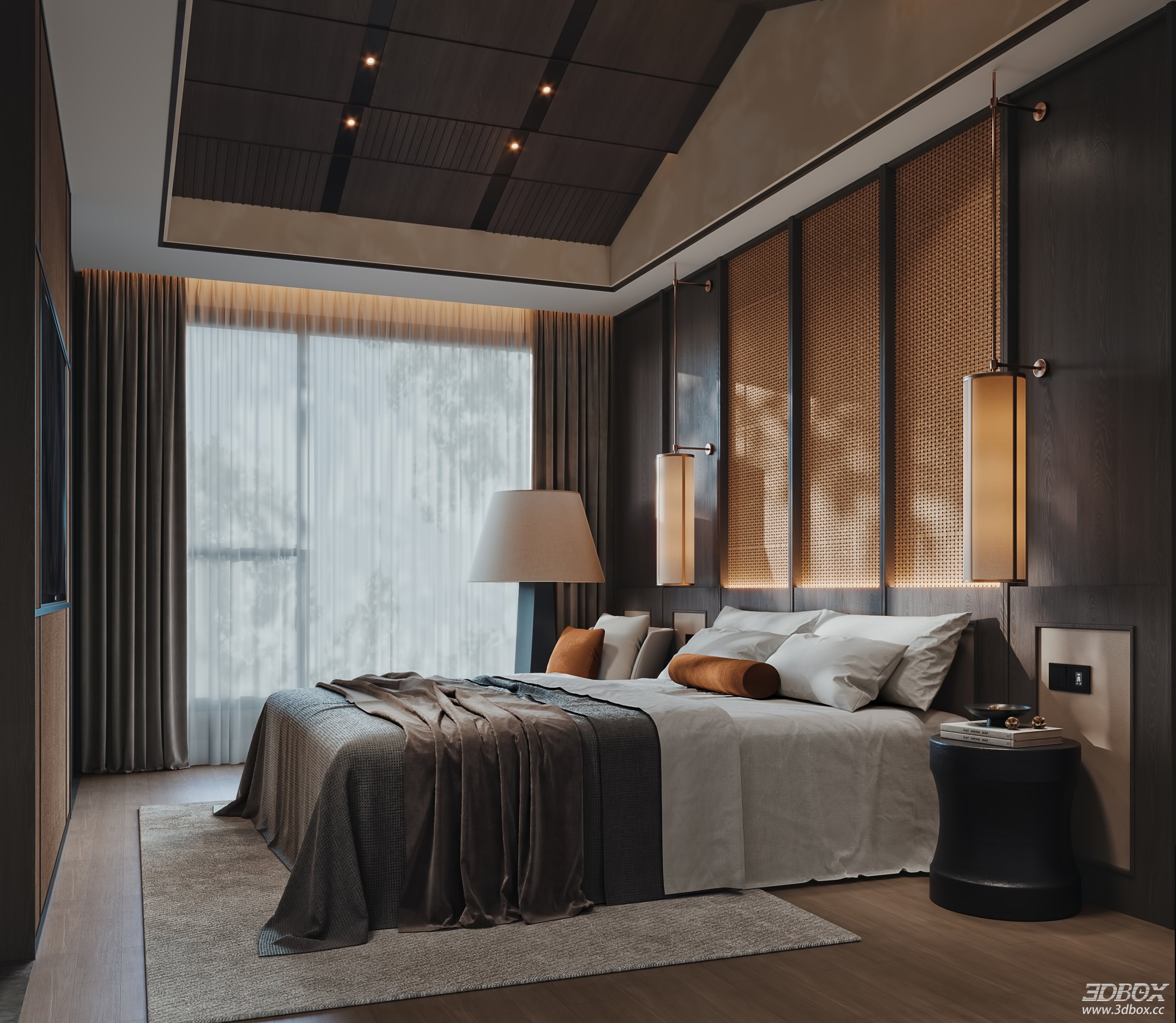 Modern Bedroom 3D Model