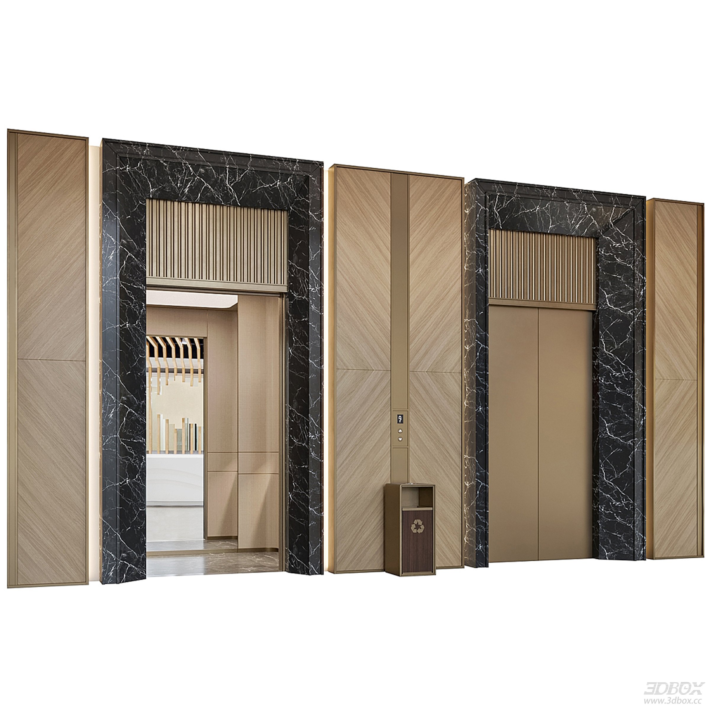 Elevator Lobby 3D Model