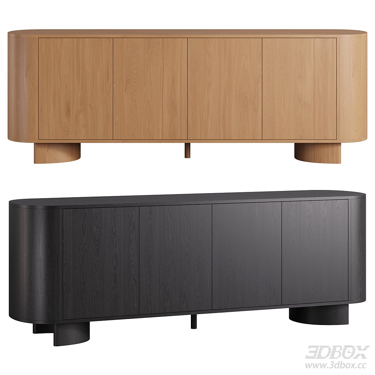 Modern Sideboard 3D Model