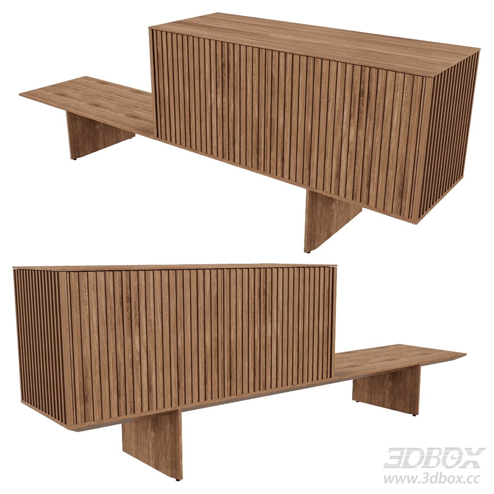 TV Wall 3D Model