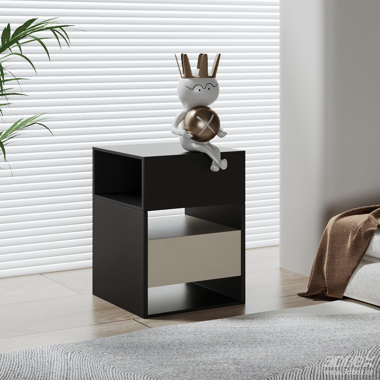 Modern Side Table 3D Model