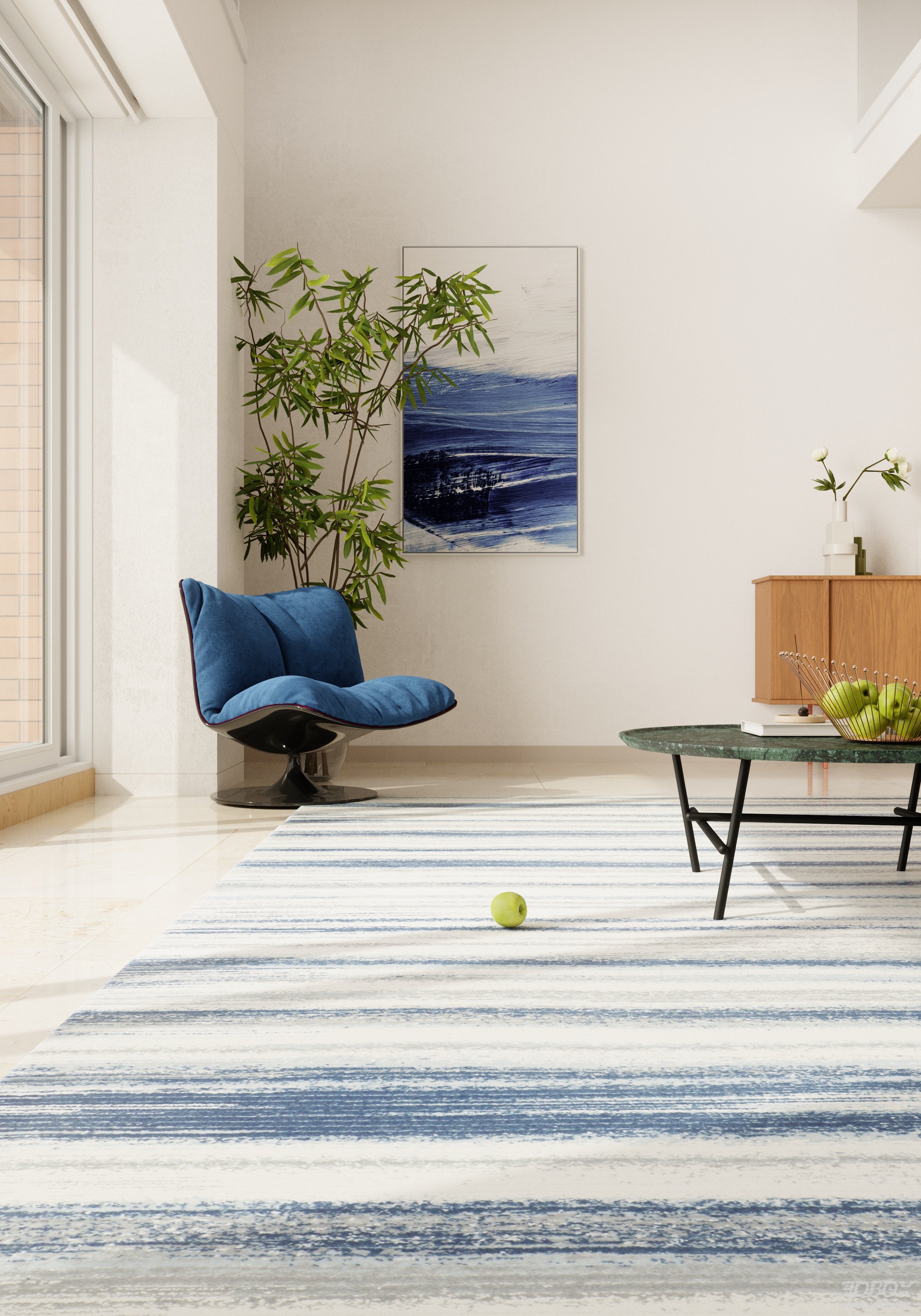 Modern Living Room 3D Model