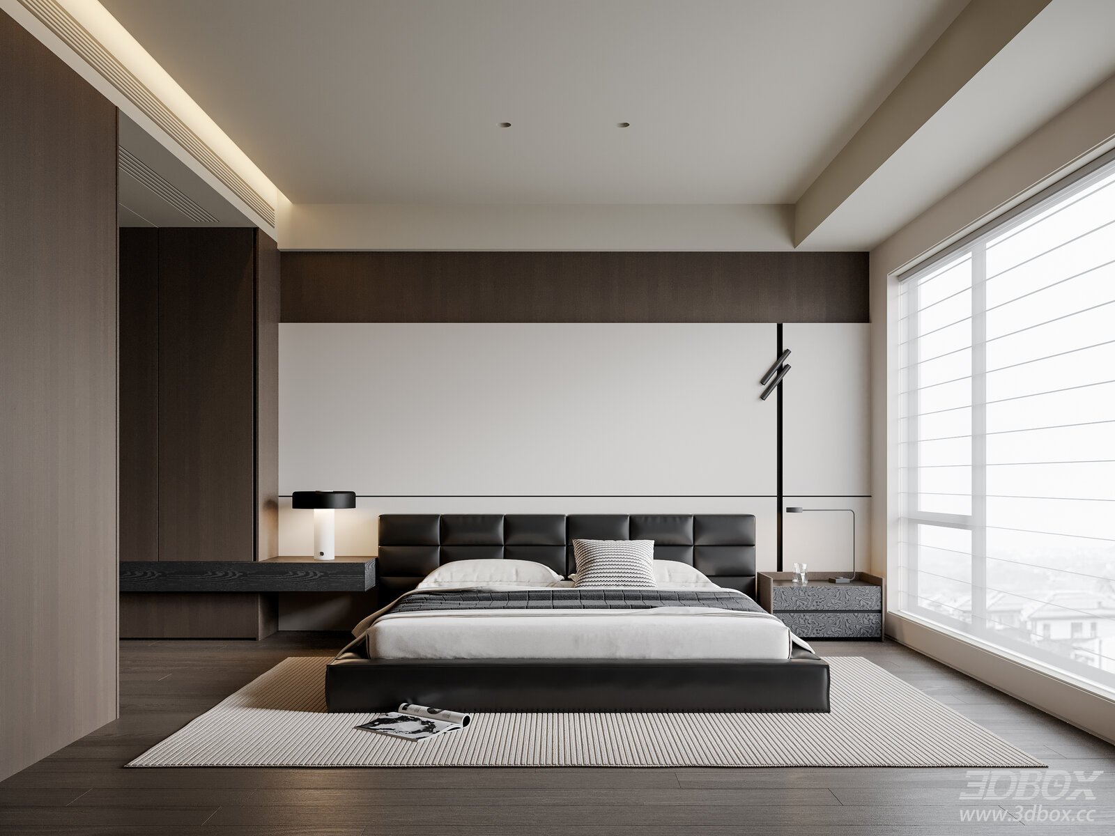 Modern Bedroom 3D Model