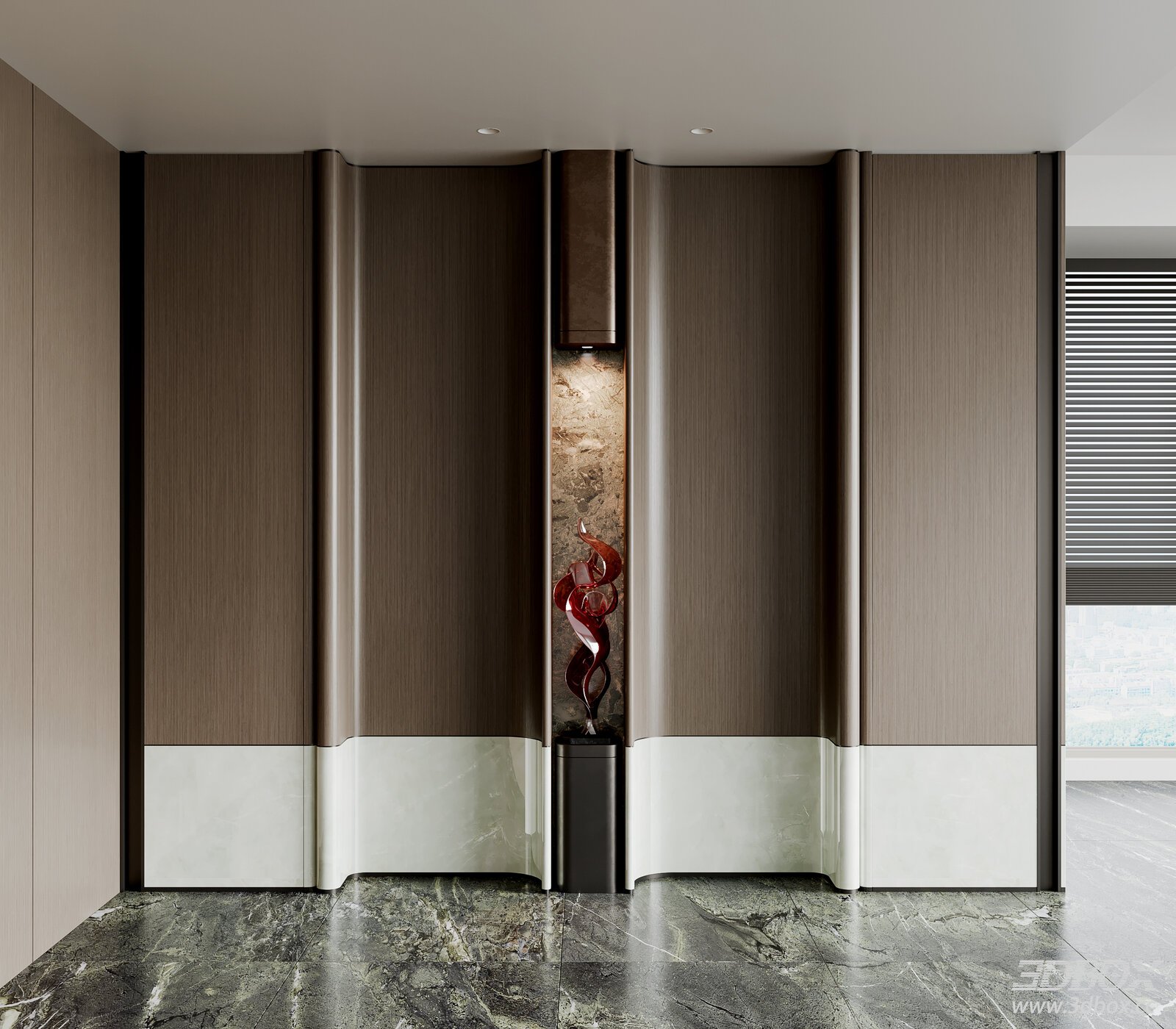 Modern Italian Entryway 3D Model