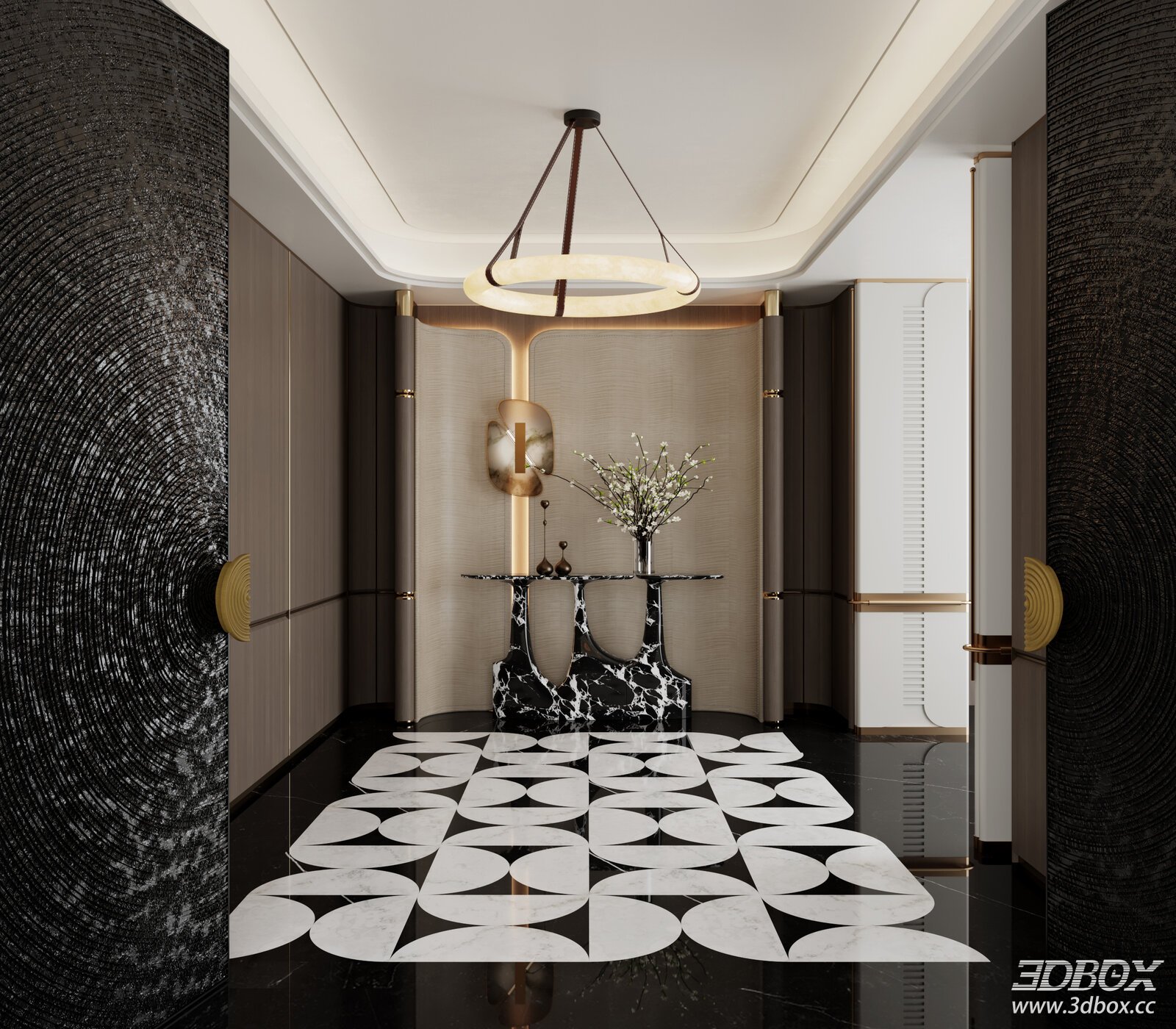 Italian Light Luxury Entryway
