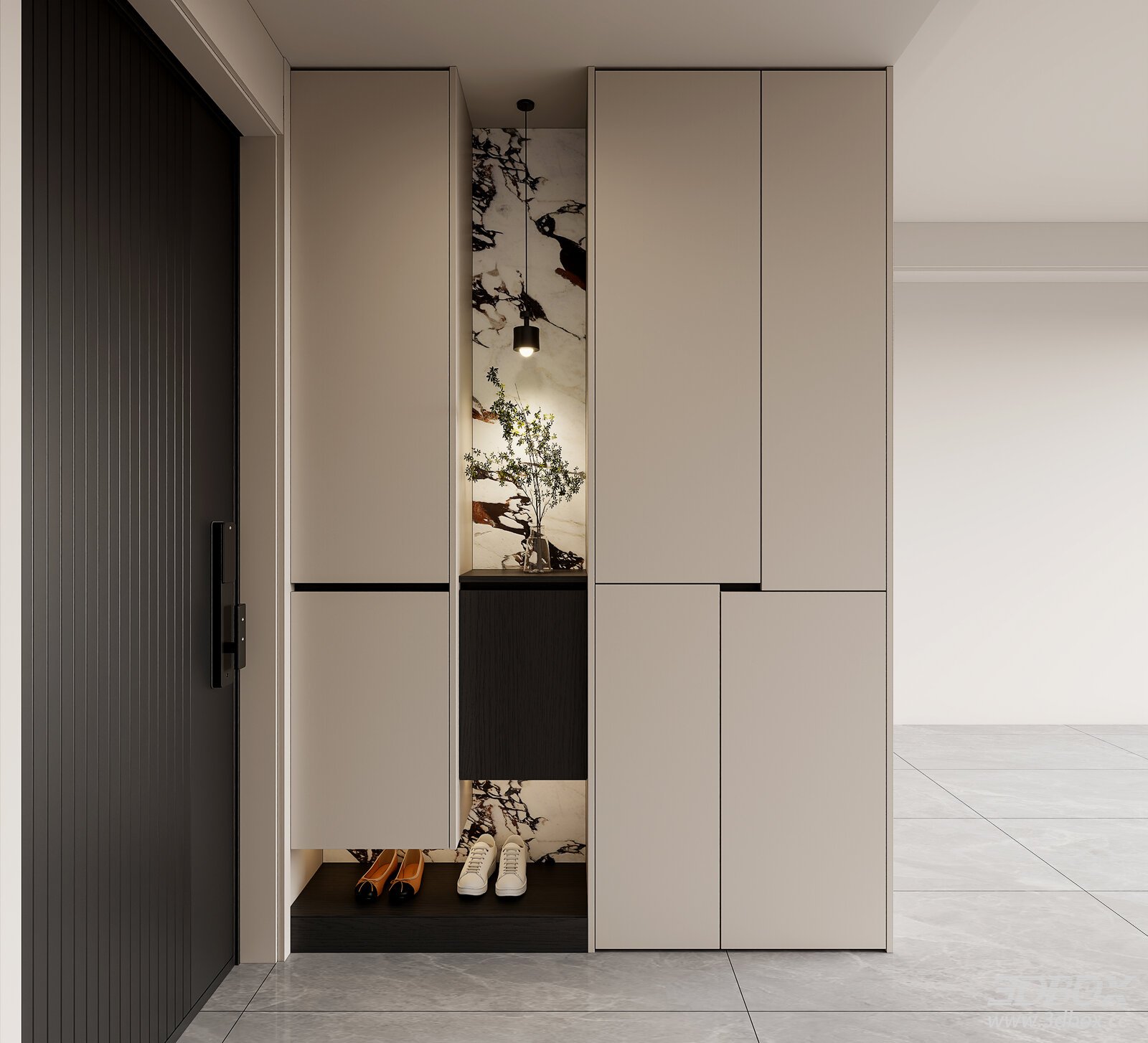 Modern Entrance Entryway Shoe Cabinet Entryway