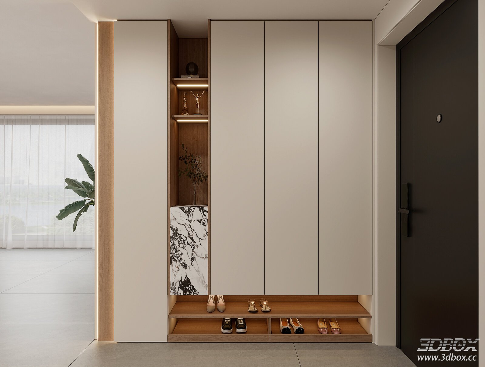 Modern Shoe Cabinet Wood Shoe Cabinet Entryway Shoe Cabinet Shoe Cabinet Decorative Cabinet
