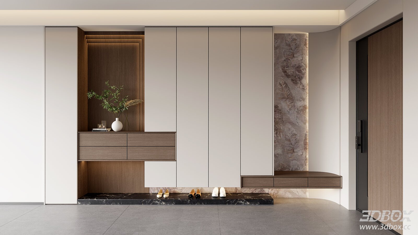 Modern Entryway Shoe Cabinet Entryway Decorative Cabinet