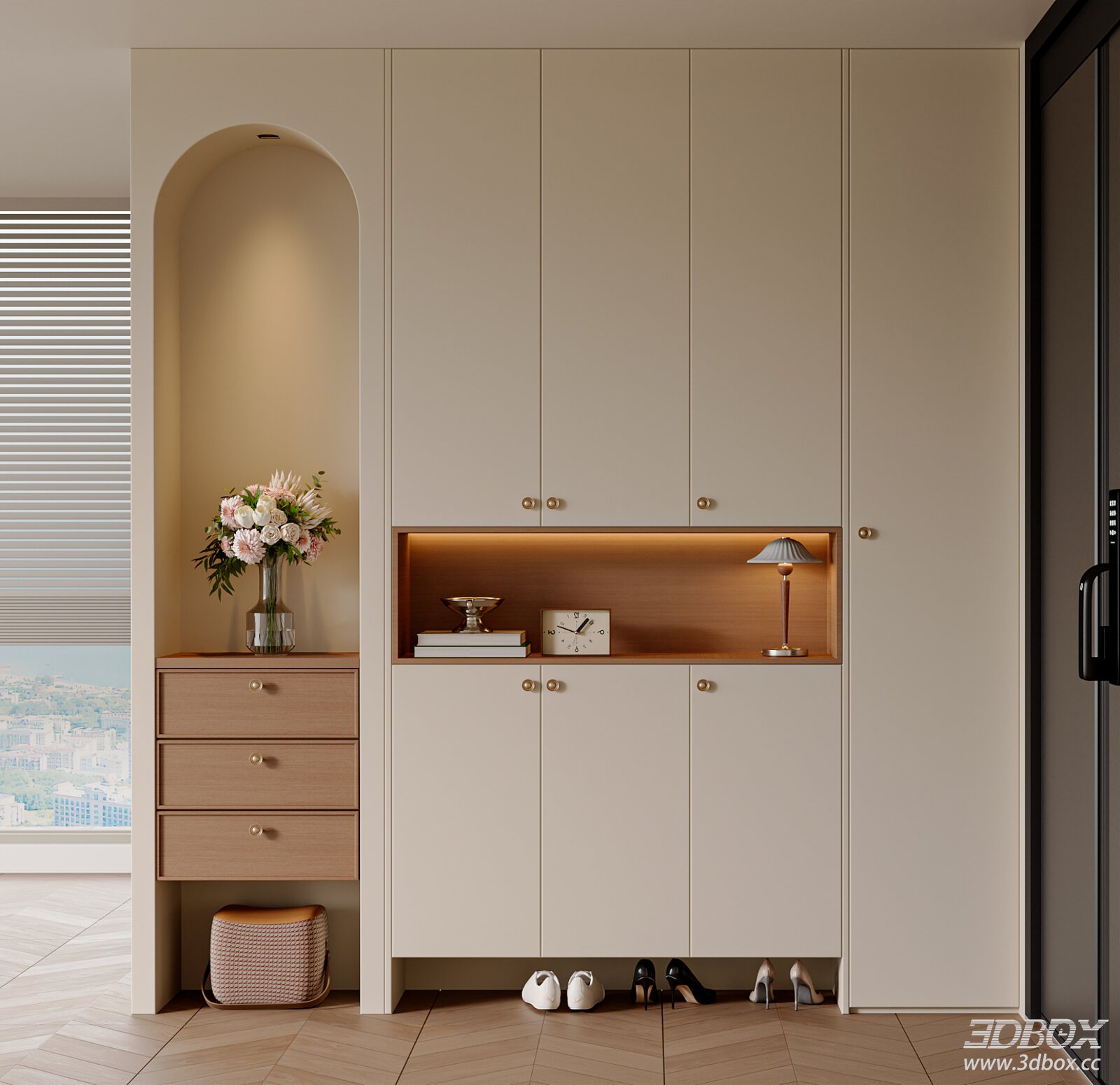 Cream Style Shoe Cabinet Cream Style Entryway Shoe Cabinet