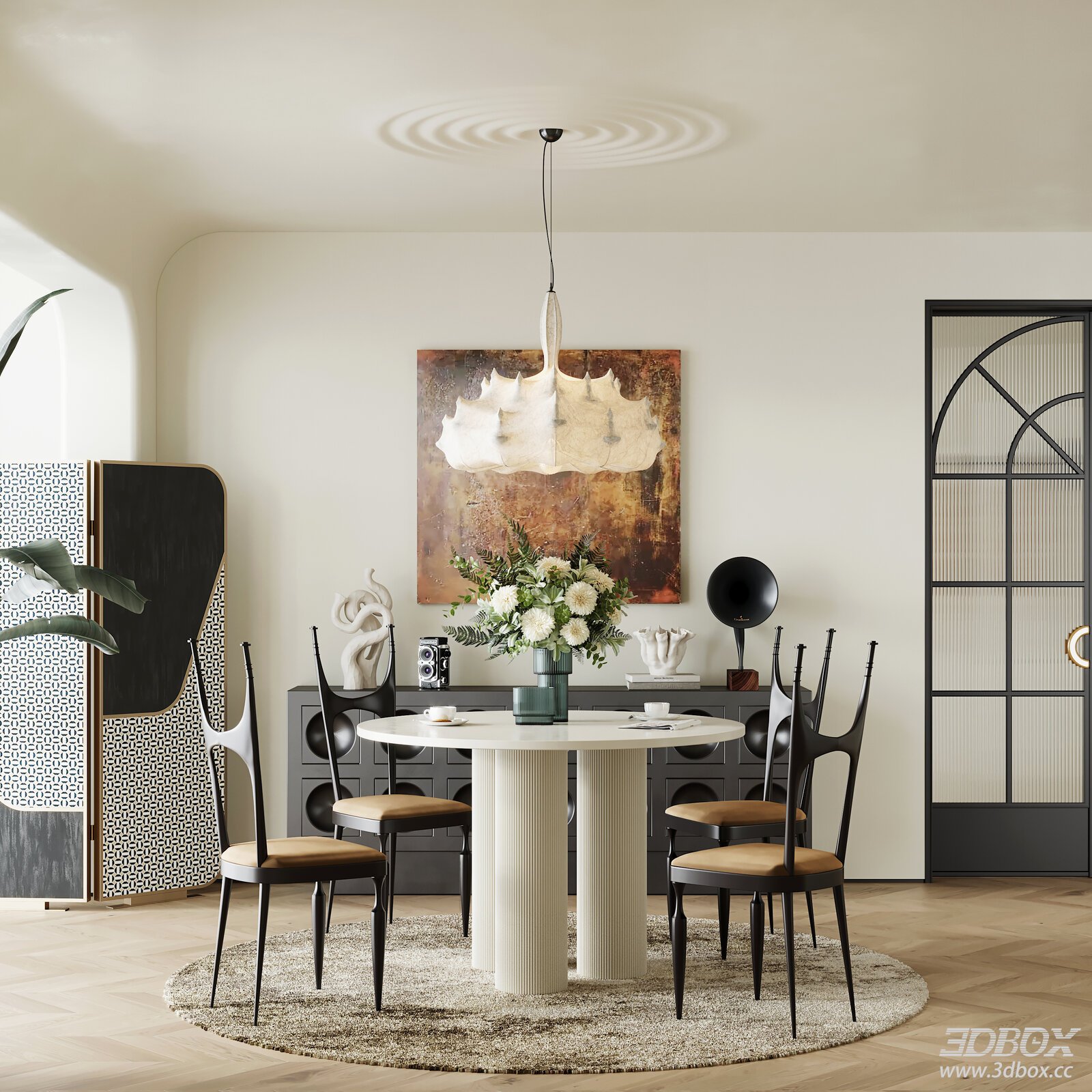 French Vintage Dining Room