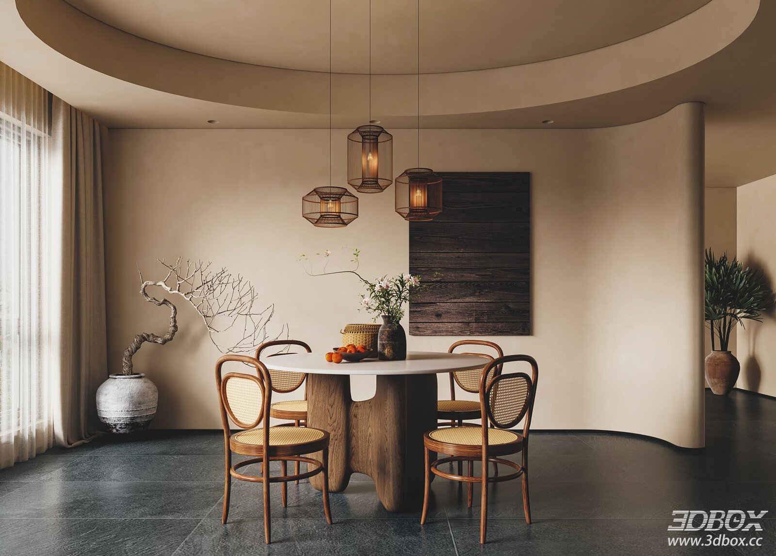 Wabi Sabi Dining Room Dining Room
