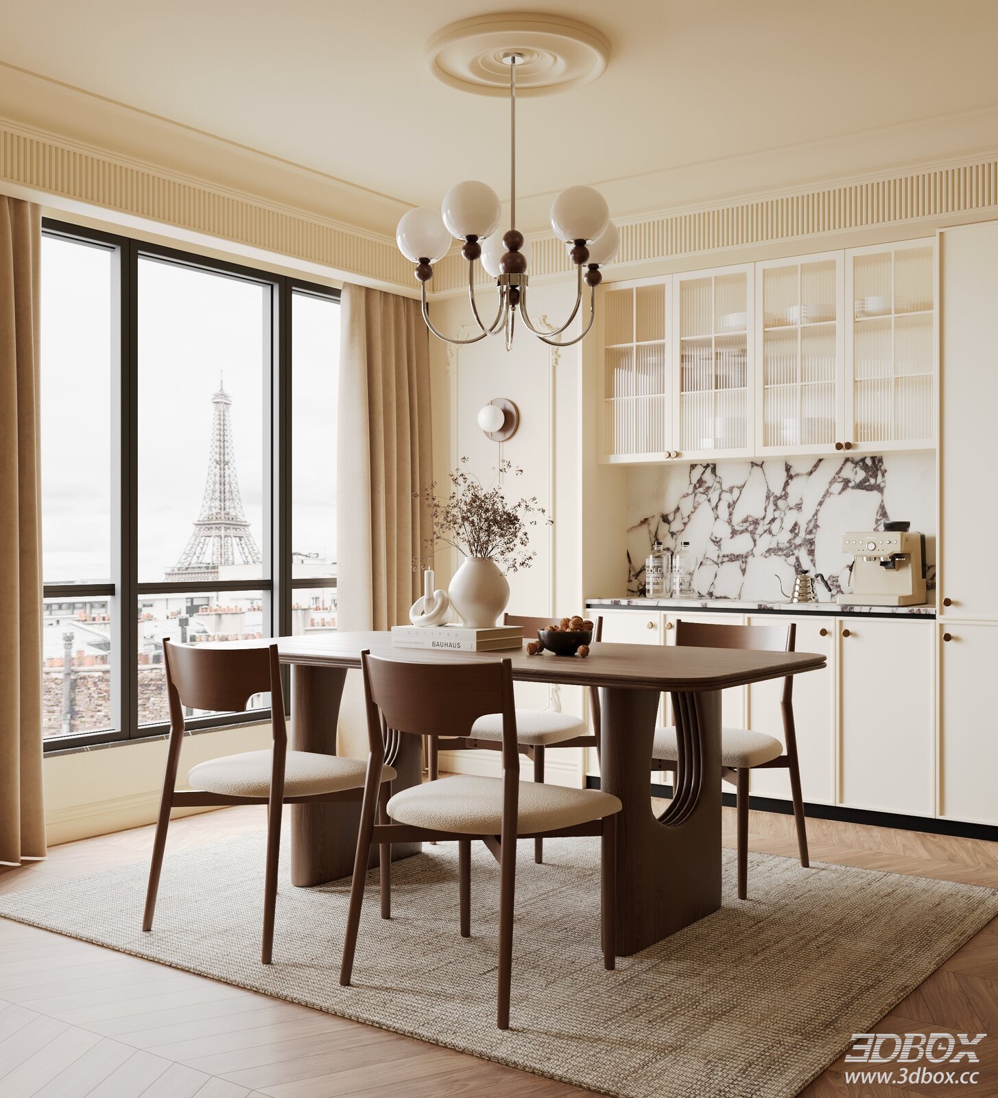 French Vintage Dining Room