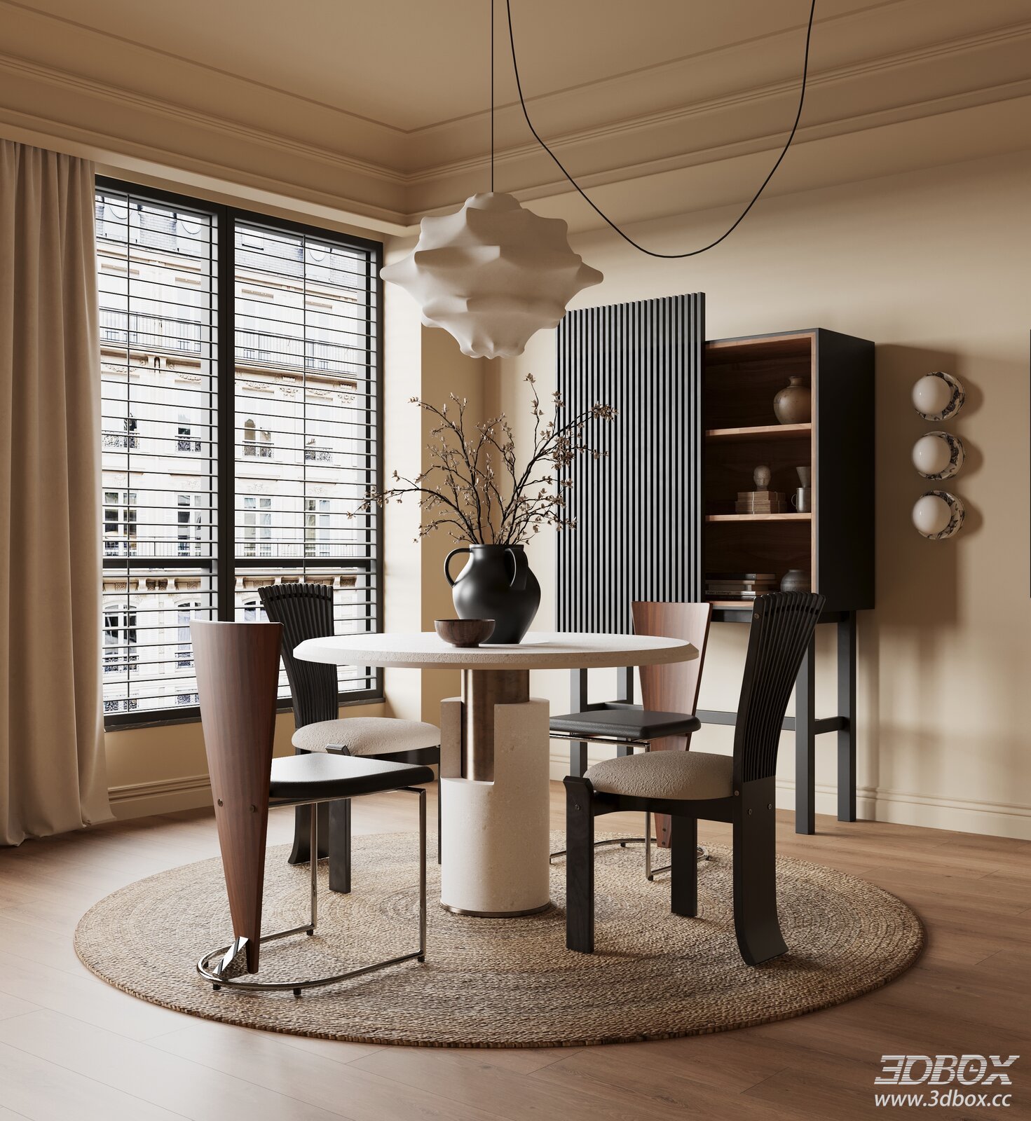 French Vintage Dining Room