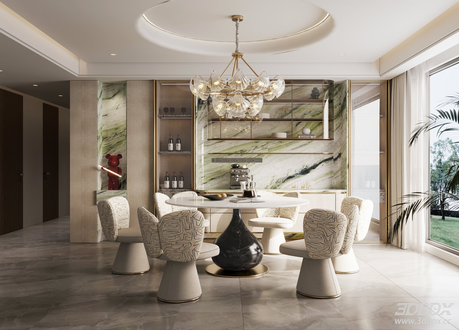 Italian Light Luxury Dining Room Dining Room