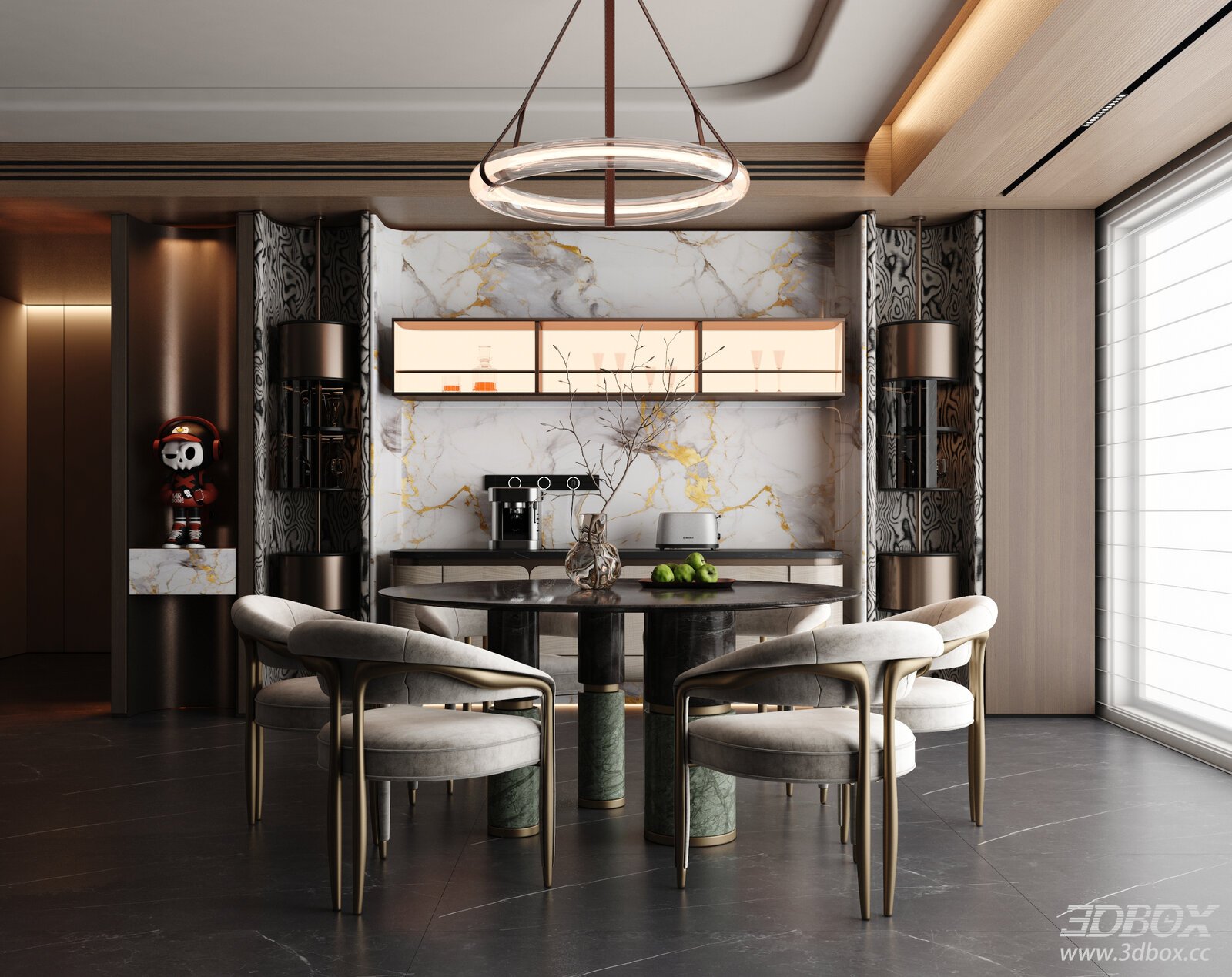 Modern Light Luxury Dining Room Light Luxury Dining Room Italian Light Luxury Dining Table