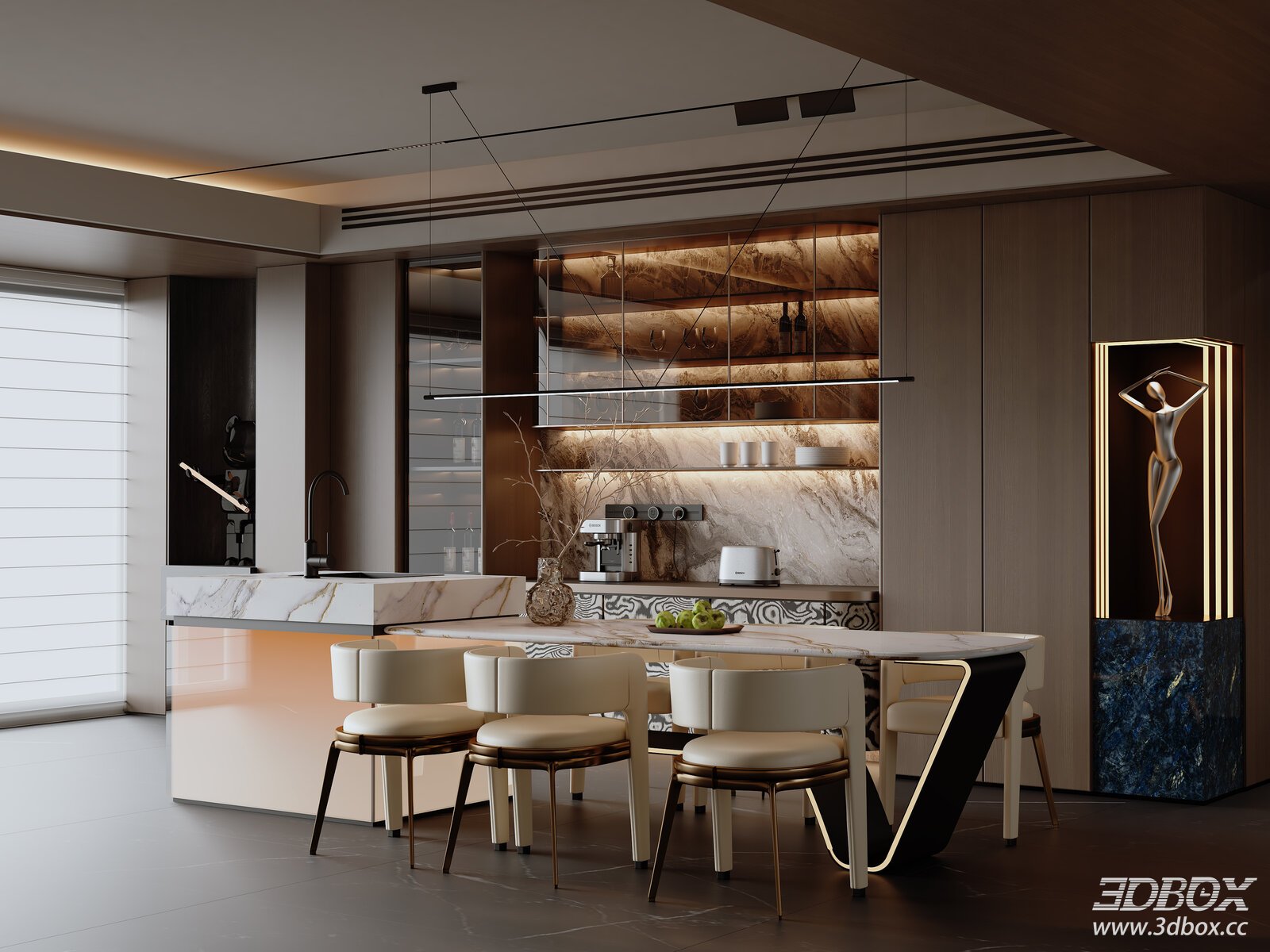 Modern Italian Dining Room