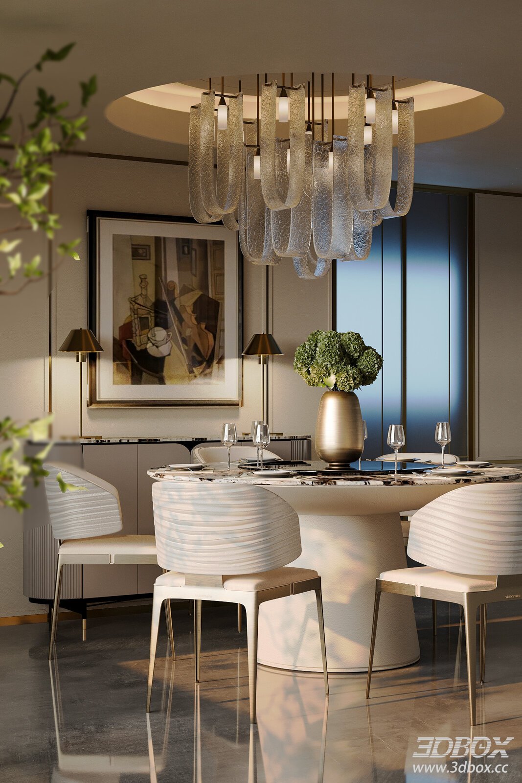 Modern Light Luxury Dining Room