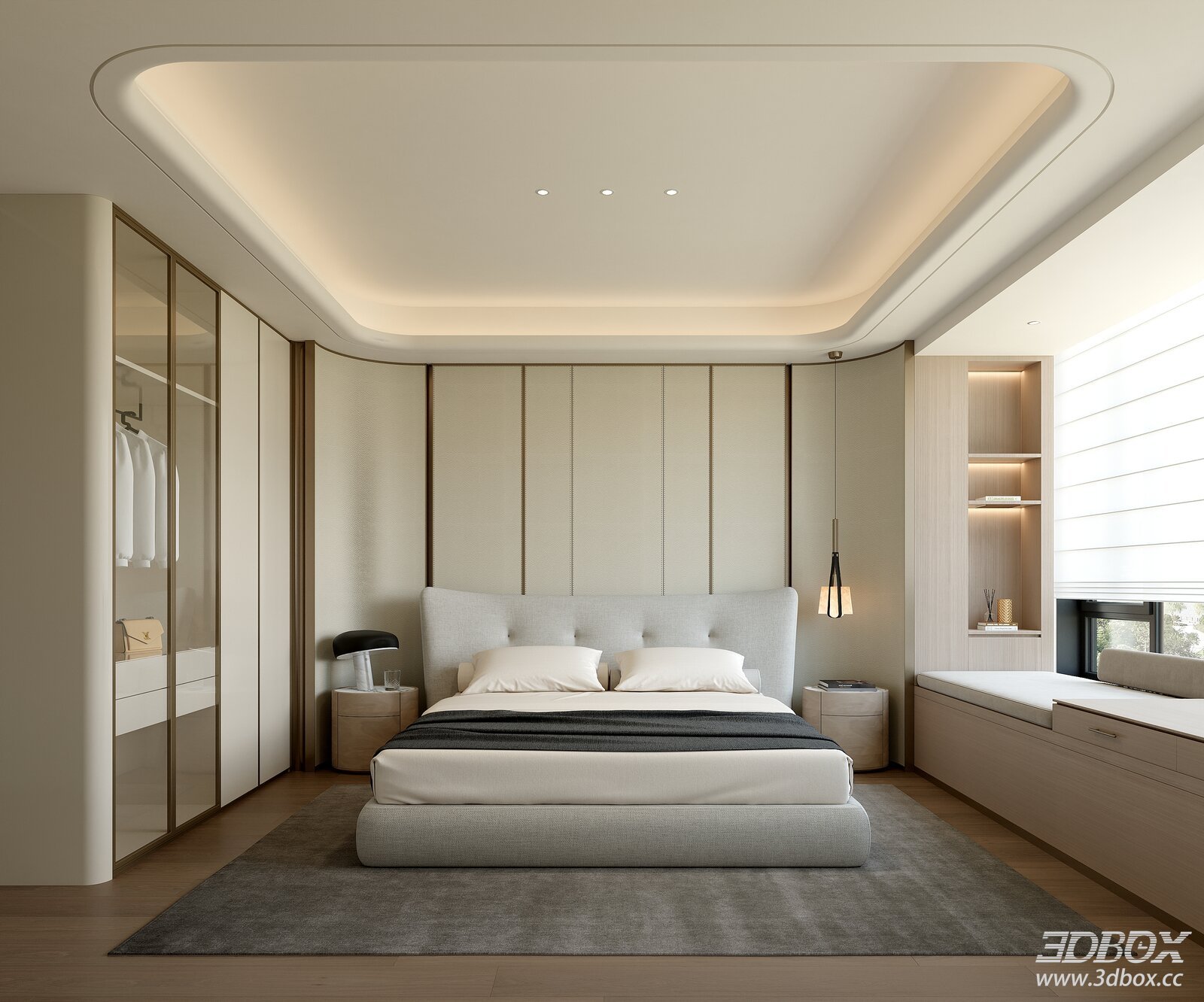 Italian Light Luxury Bedroom Wardrobe