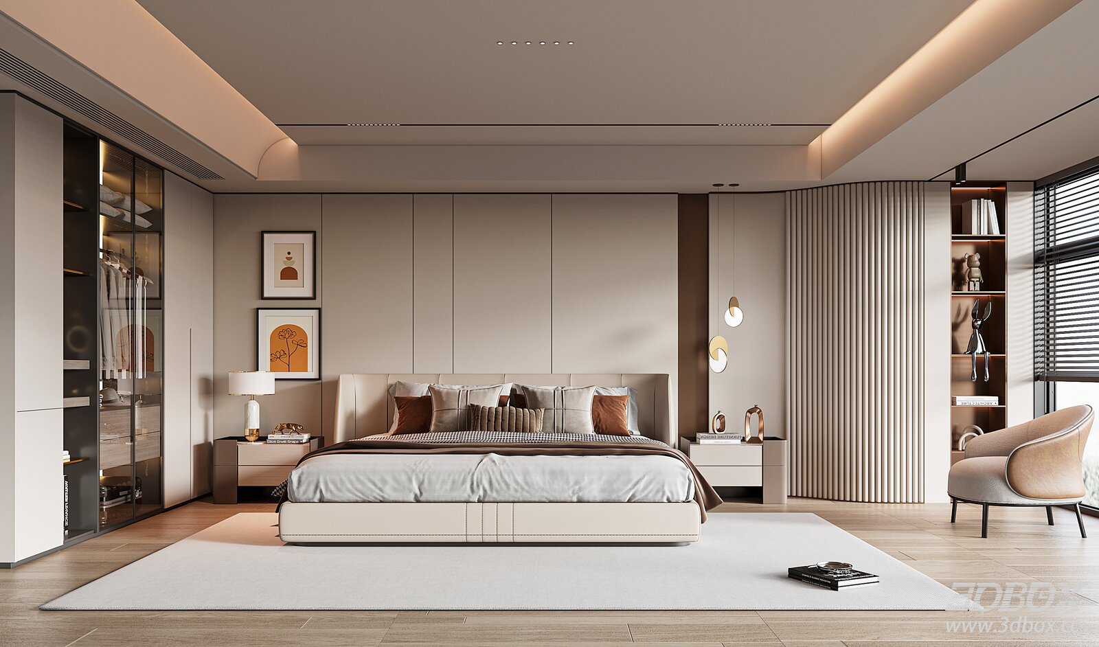 Modern Light Luxury Bedroom