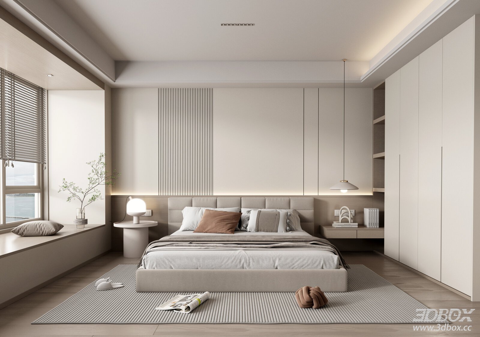 Modern Cream Style Bedroom