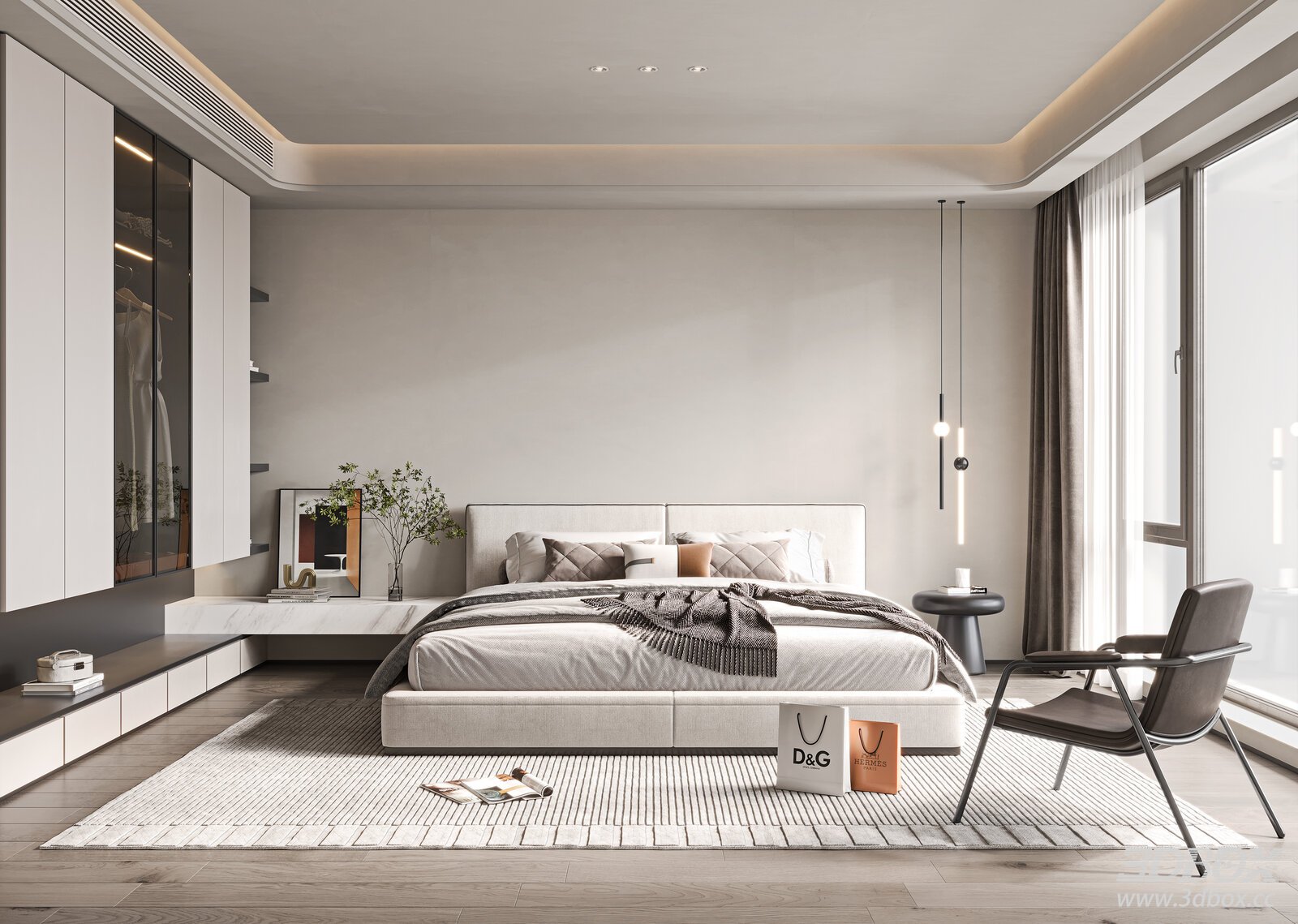 Modern Minimalist Bedroom