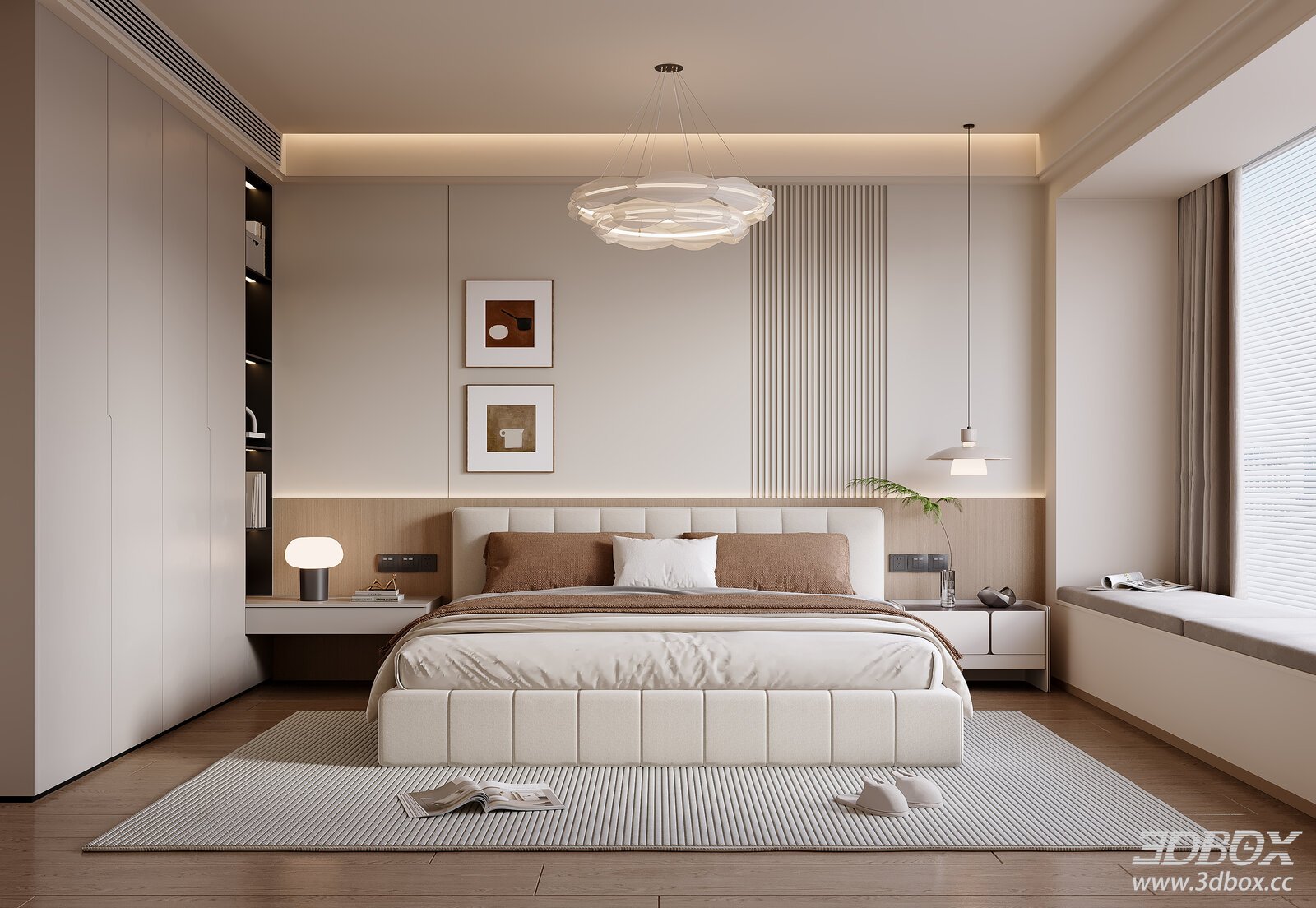 Modern Cream Style Bedroom