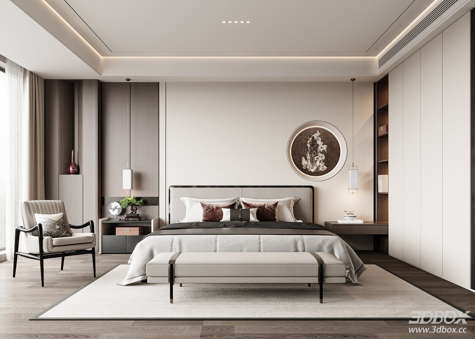 New Chinese Bedroom