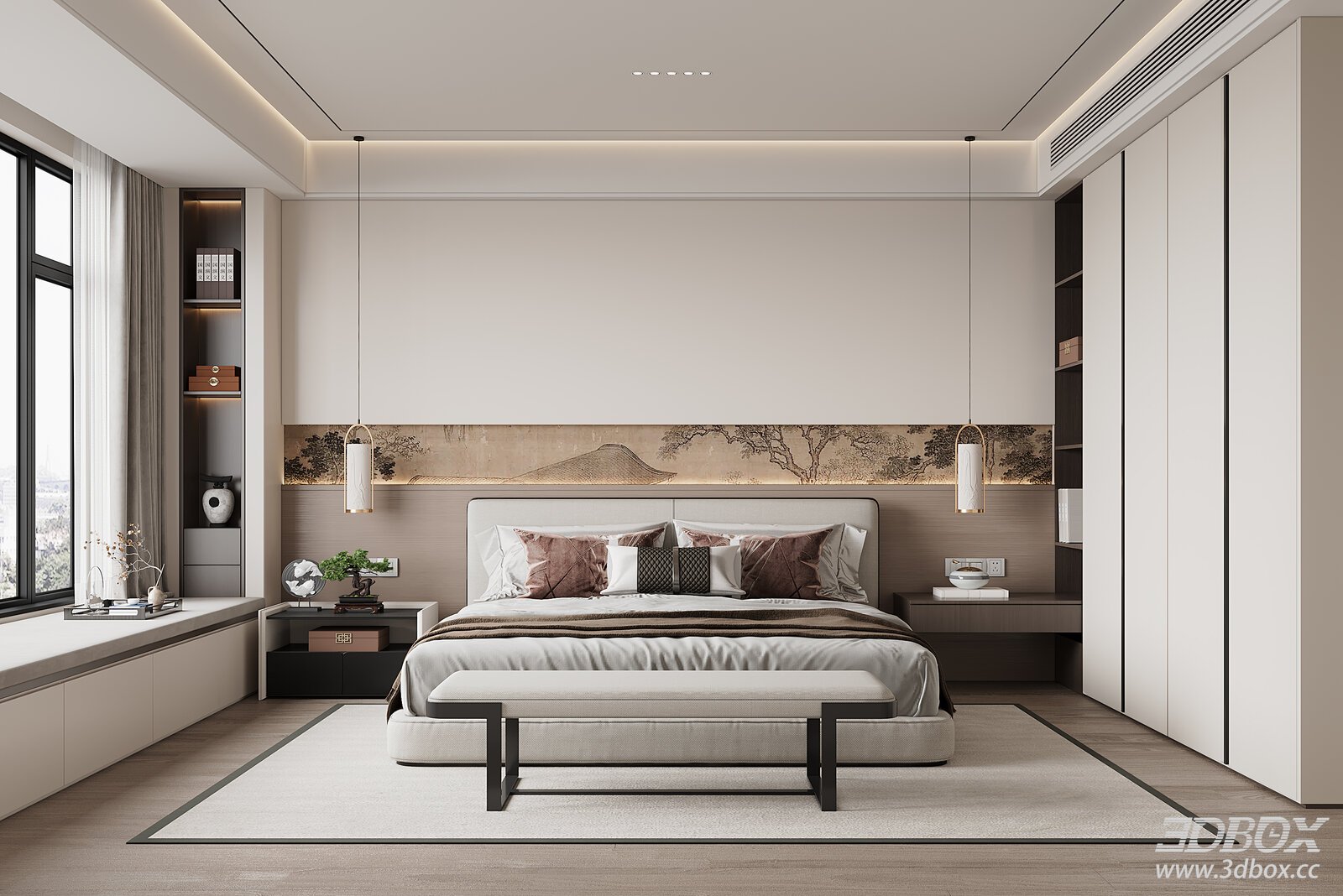 New Chinese Bedroom