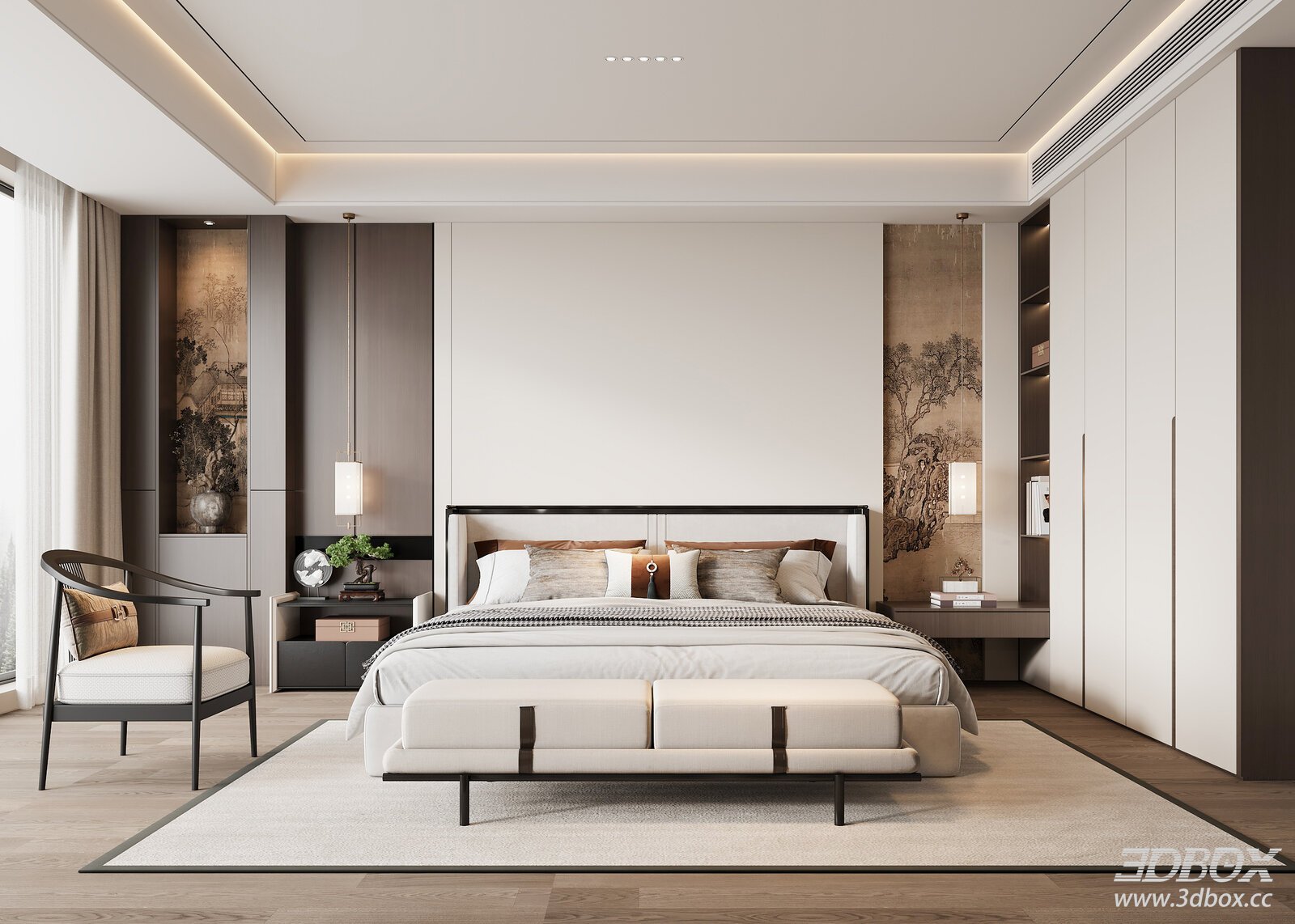 New Chinese Bedroom