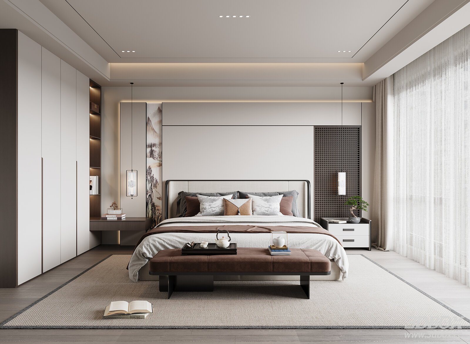 New Chinese Bedroom