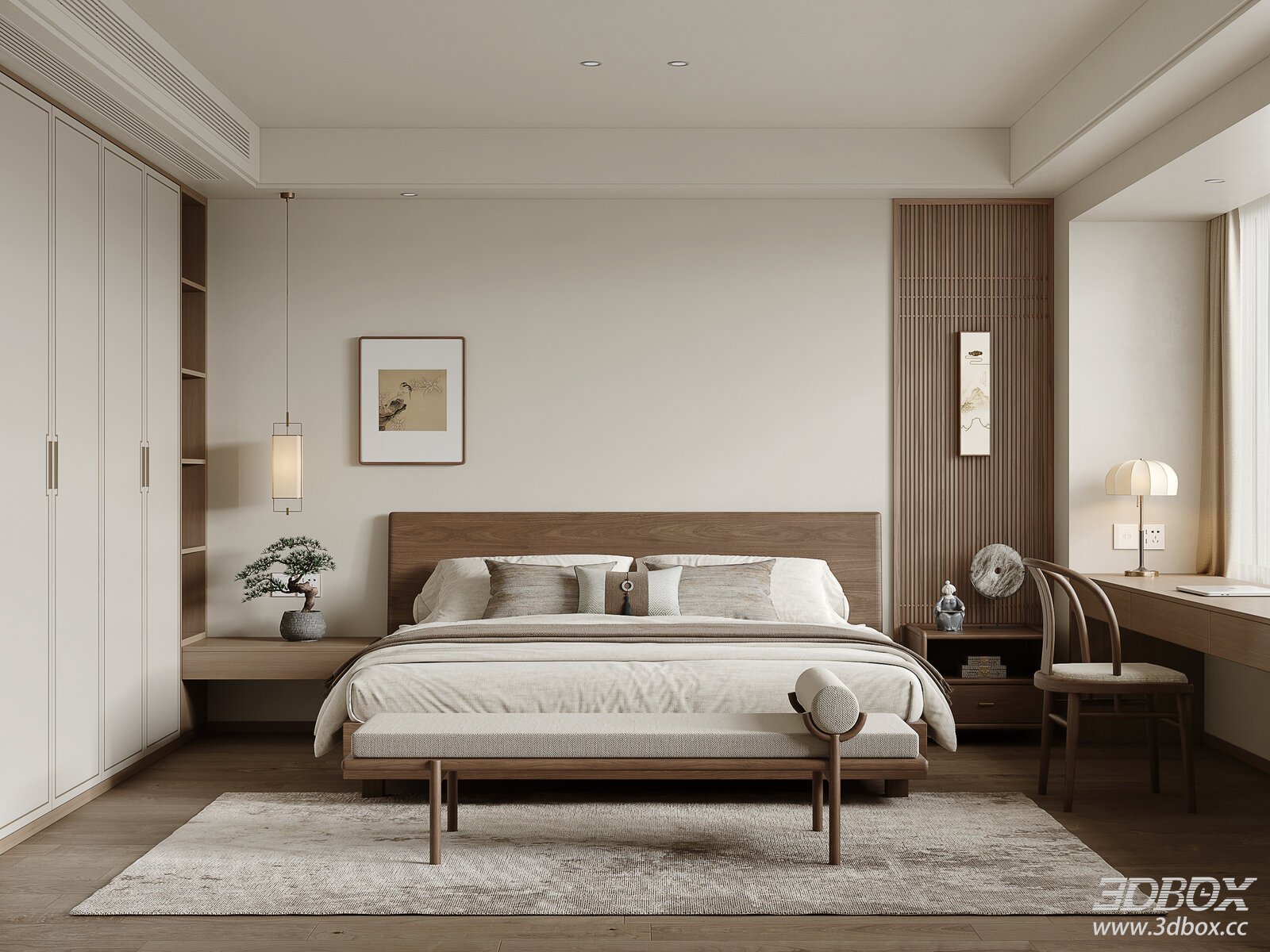 New Chinese Bedroom