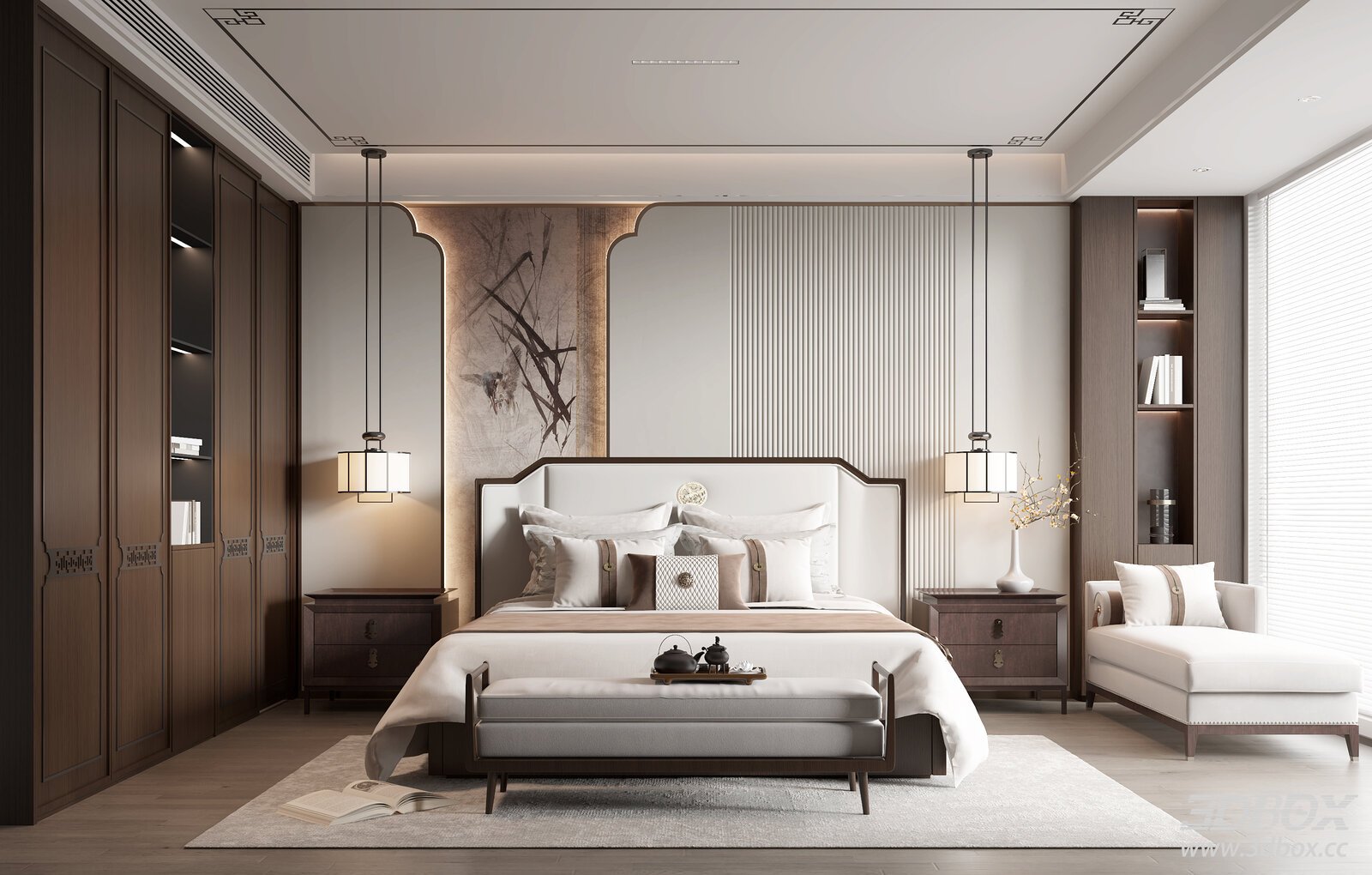 New Chinese Bedroom