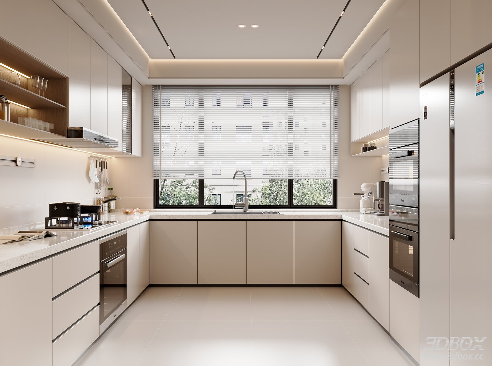 Cream Style Kitchen